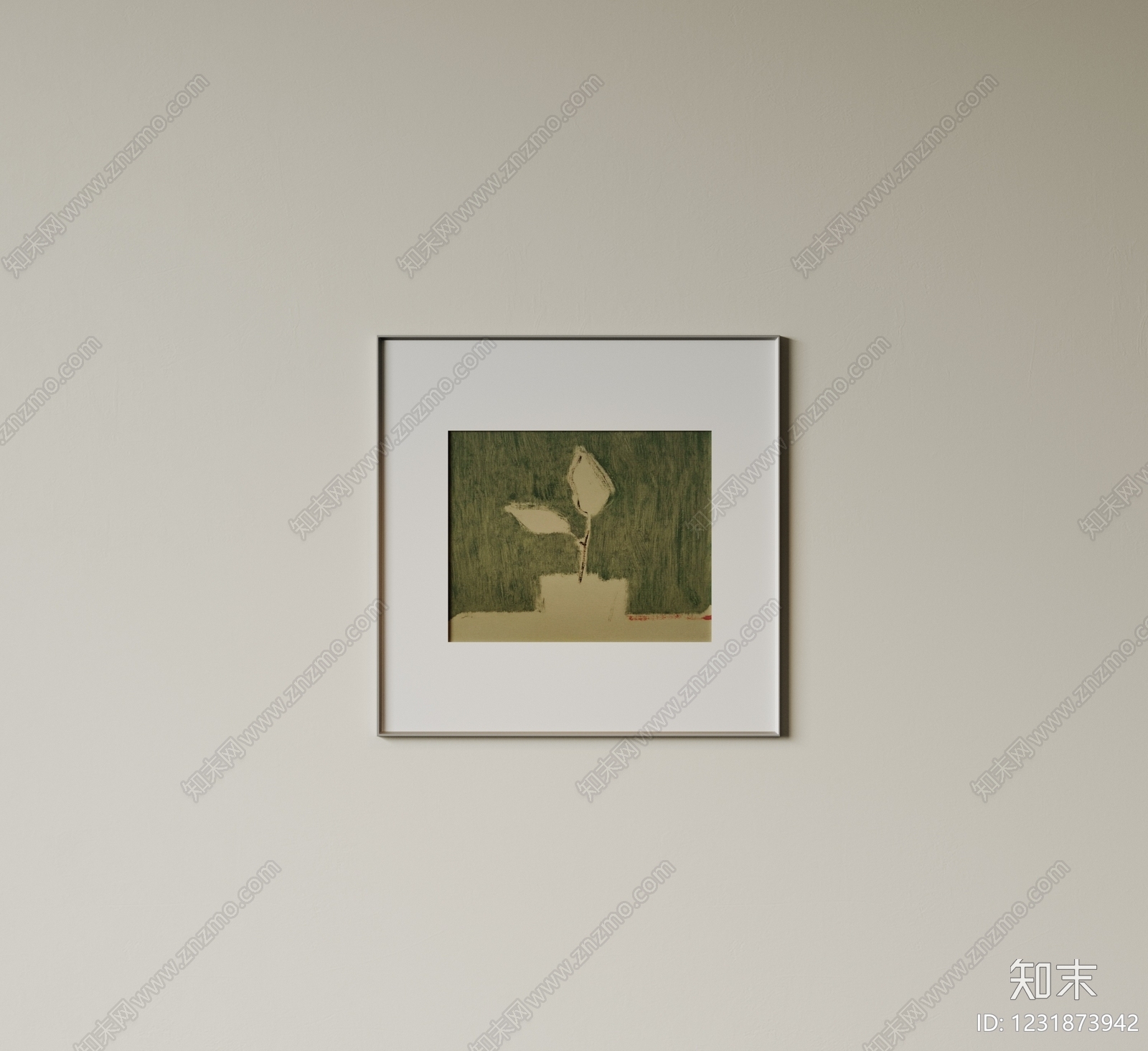 极简抽象画SU模型下载【ID:1231873942】