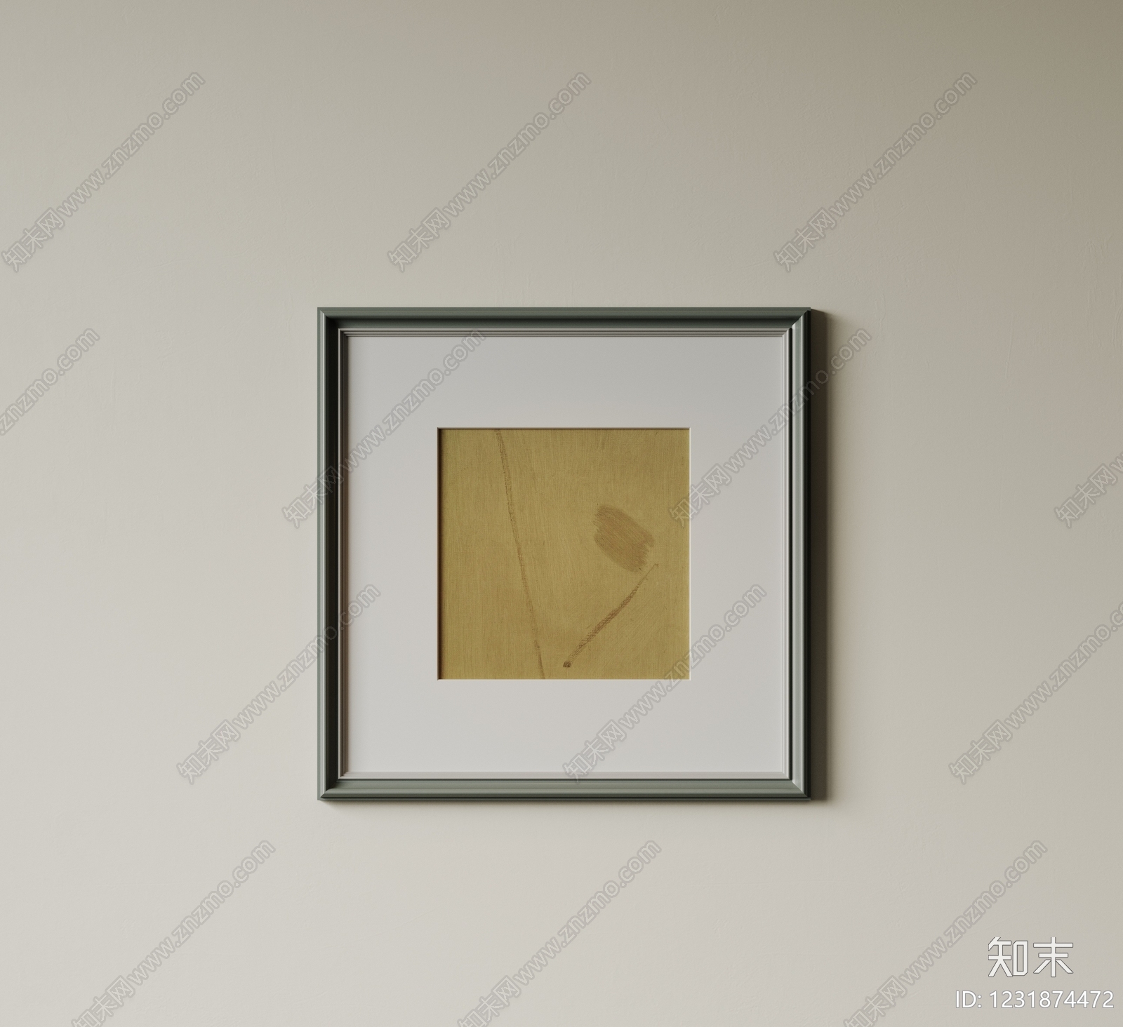 极简抽象挂画3D模型下载【ID:1231874472】