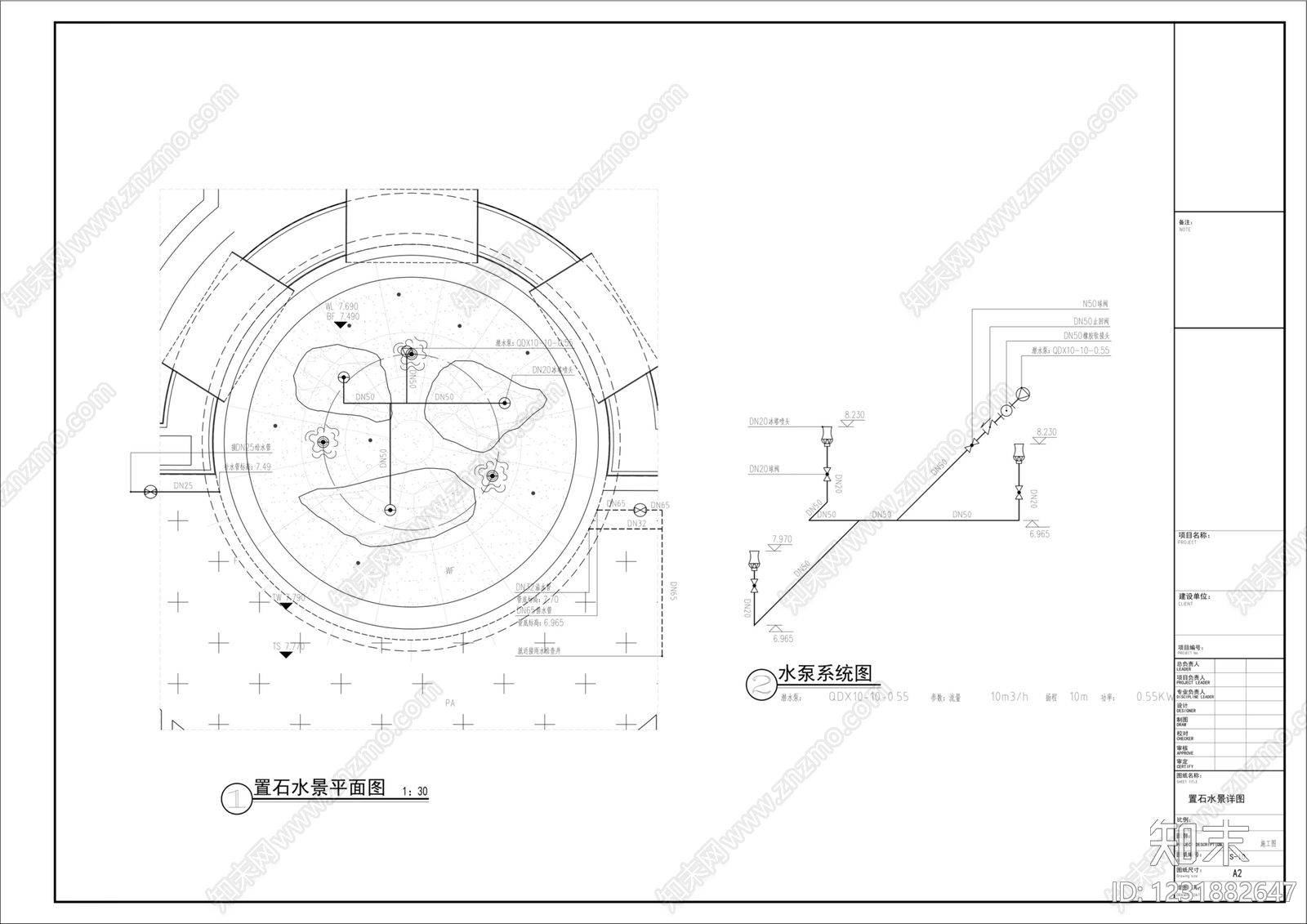 假山水景图库cad施工图下载【ID:1231882647】