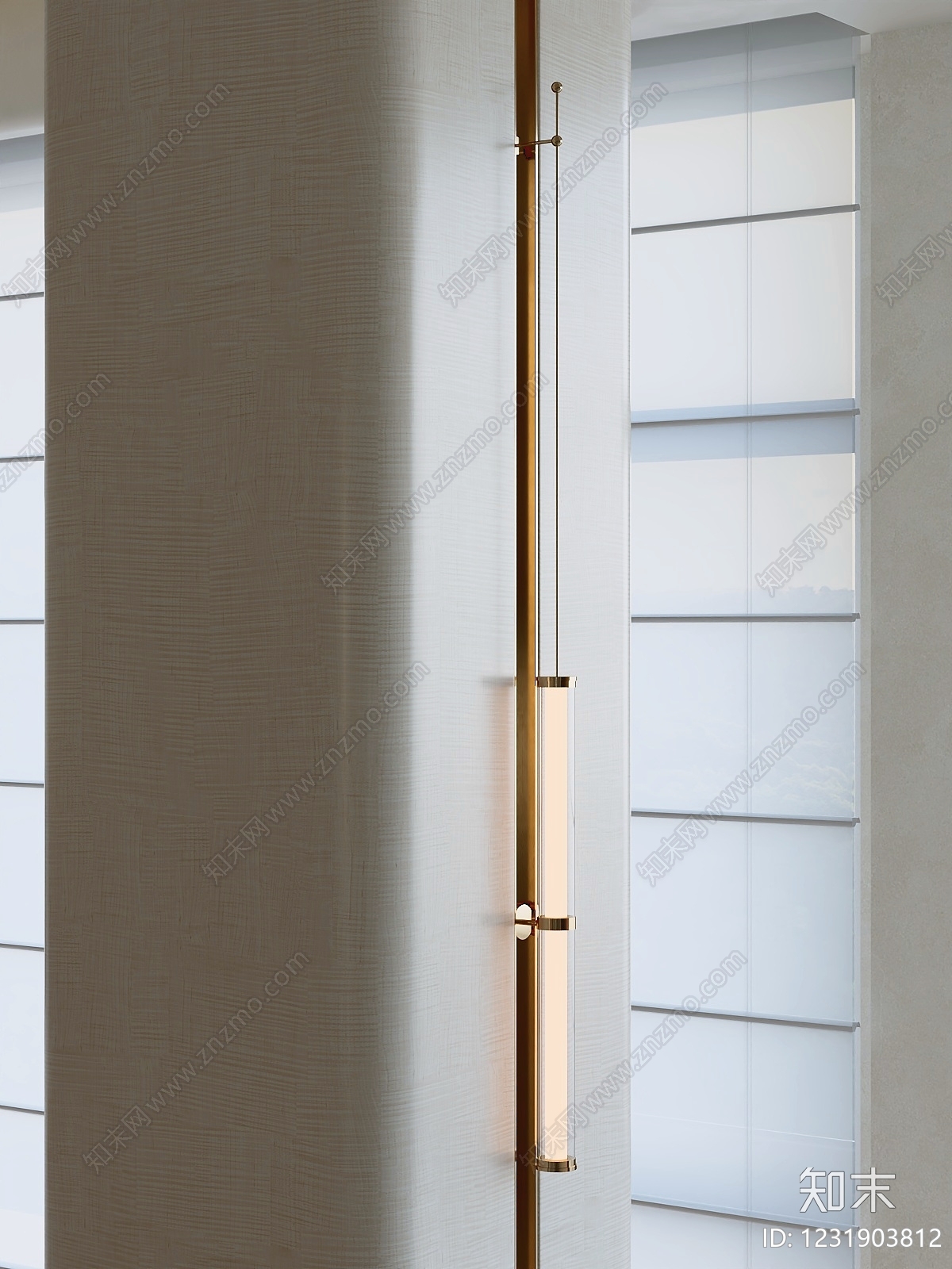 轻奢壁灯SU模型精品下载_SketchUp模型_知末网
