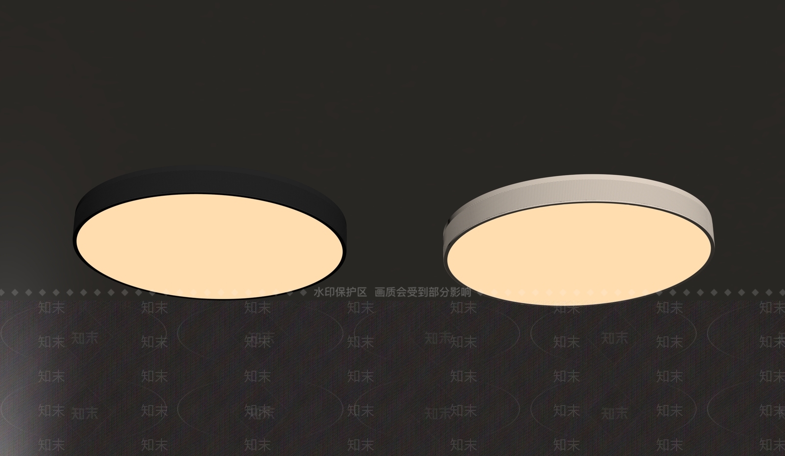 现代简约吸顶灯SU模型下载【ID:1231905798】