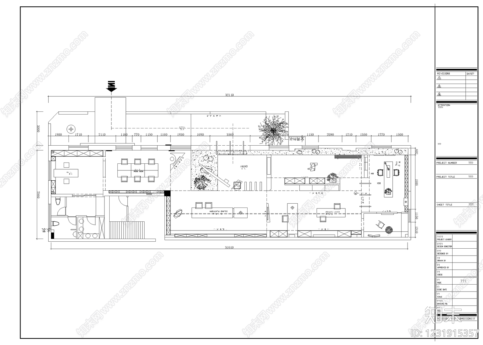 工装平面图cad施工图下载【ID:1231915357】