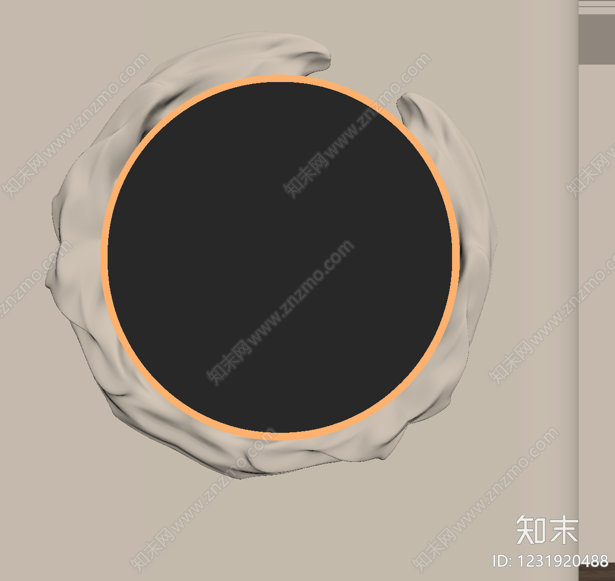 奶油风挂件SU模型下载【ID:1231920488】