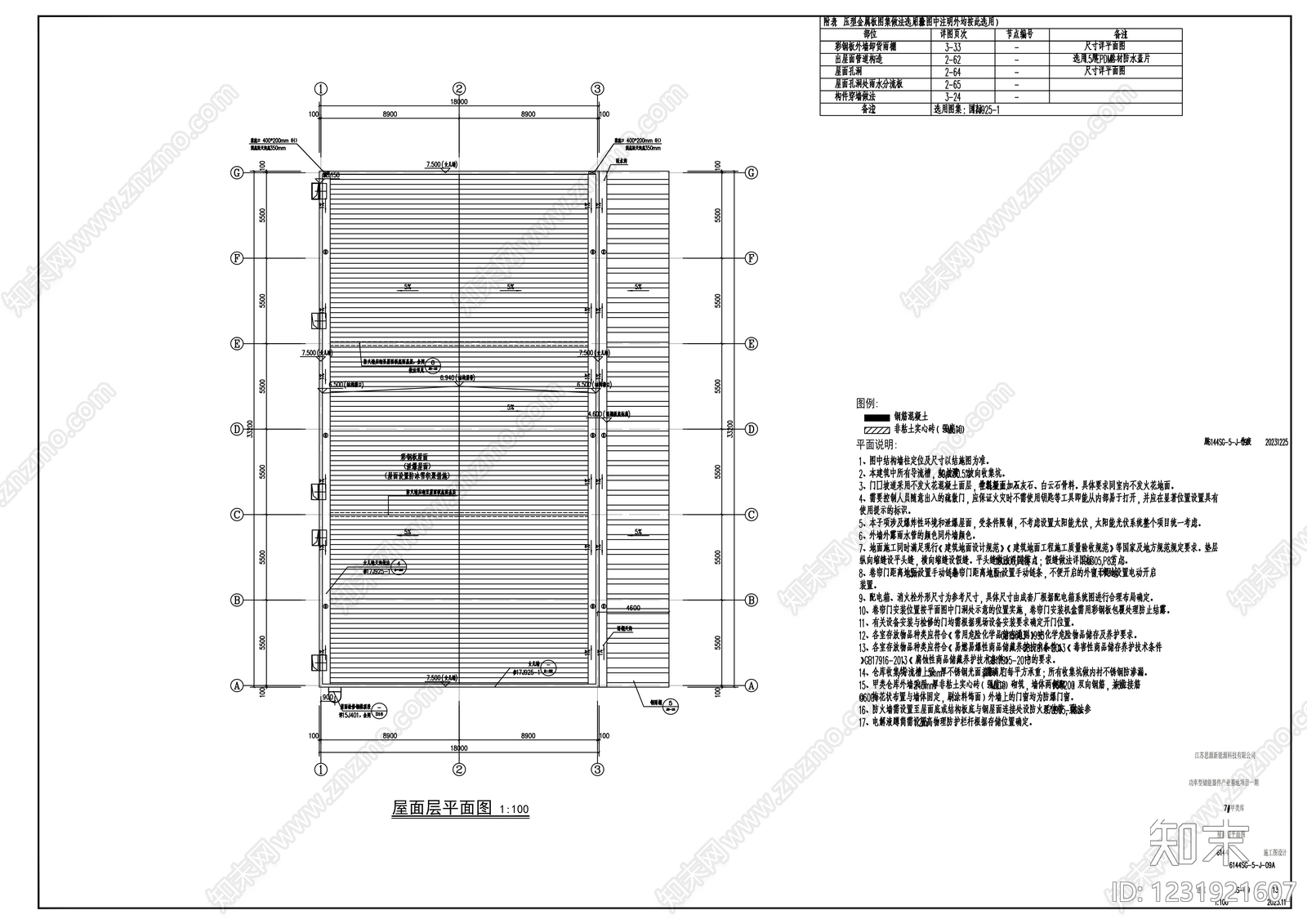 厂房cad施工图下载【ID:1231921607】