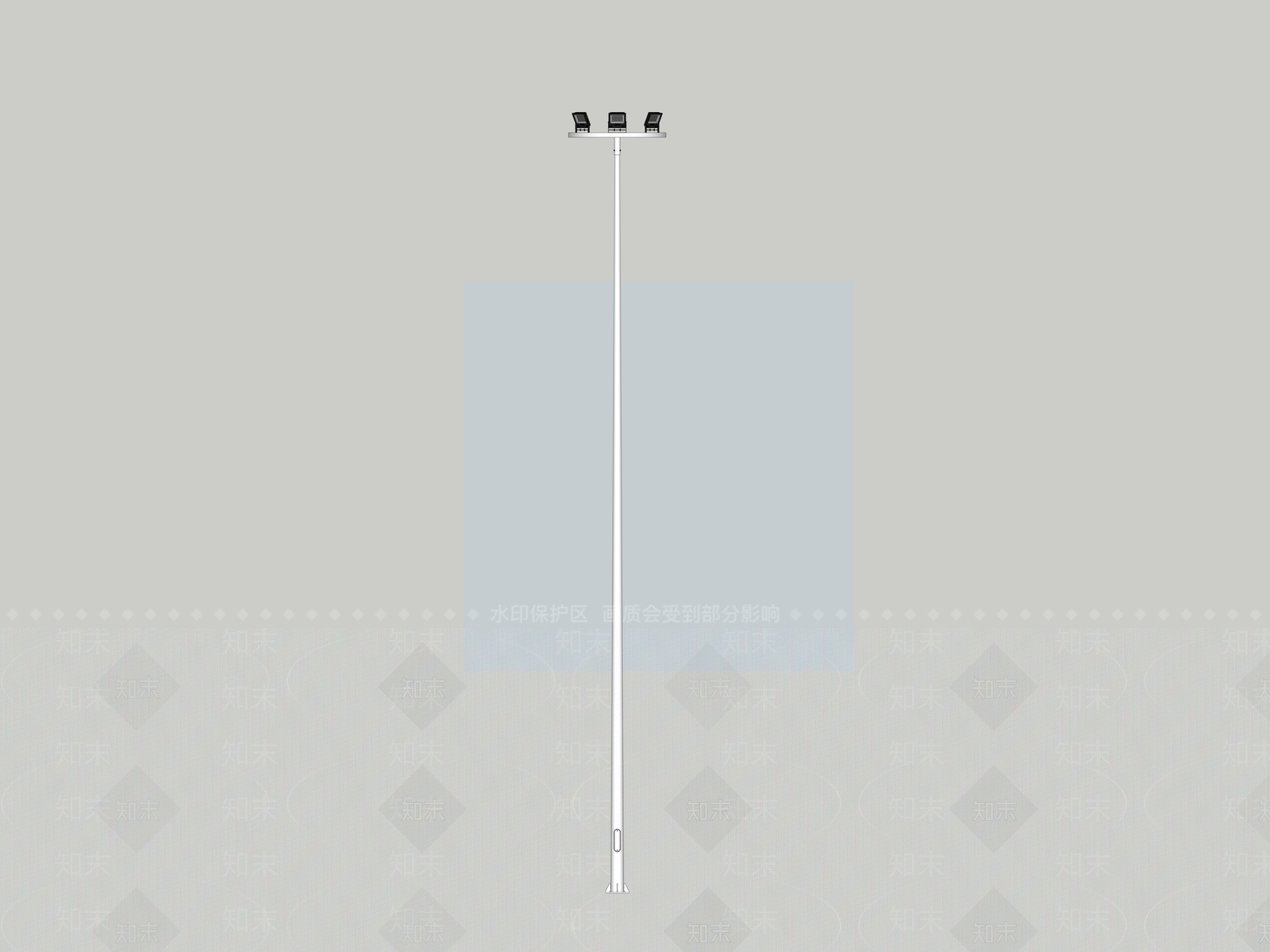 现代景观灯SU模型下载【ID:1231928481】