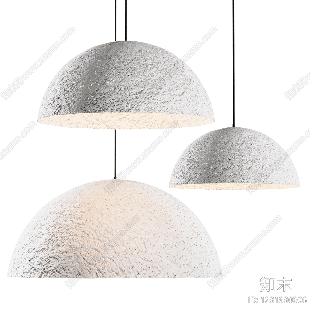 侘寂艺术吊灯3D模型下载【ID:1231930006】