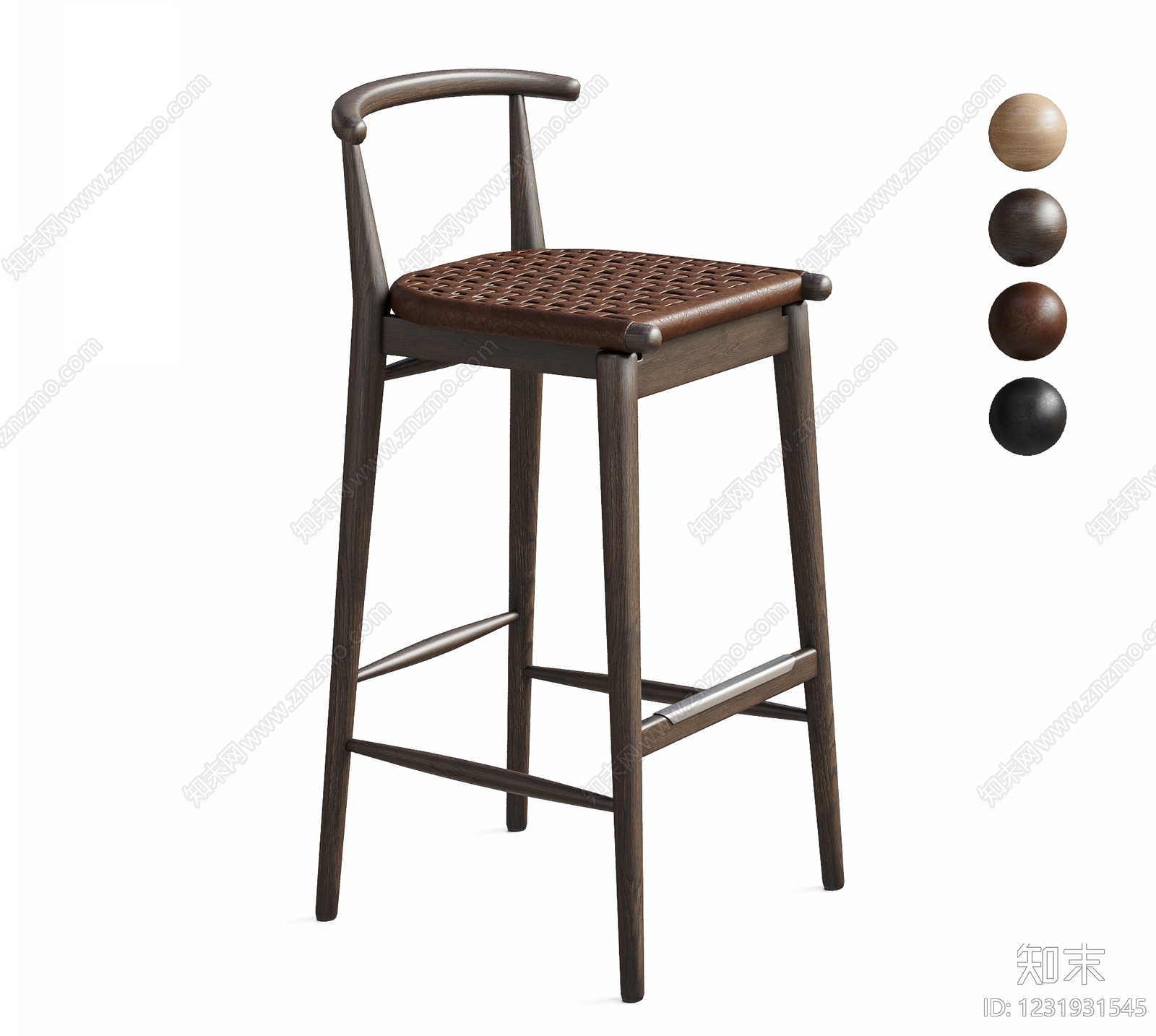 中古风吧椅3D模型下载【ID:1231931545】