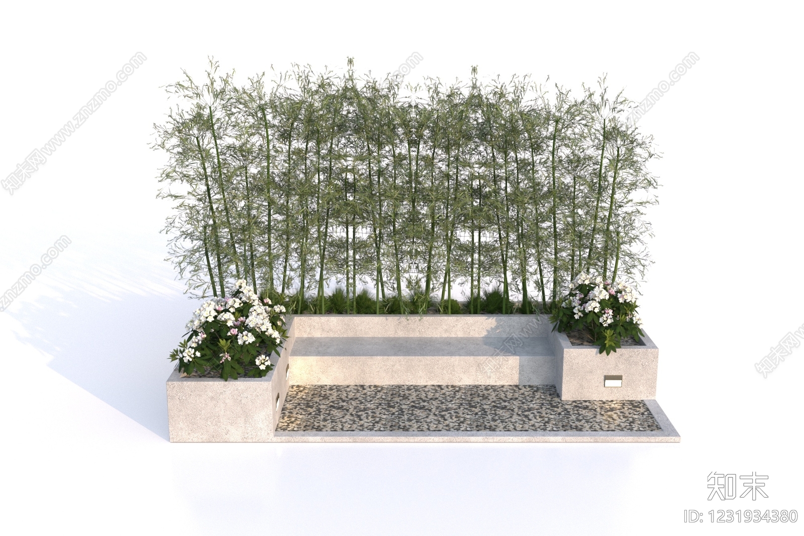 现代主义景观雕塑3D模型下载【ID:1231934380】