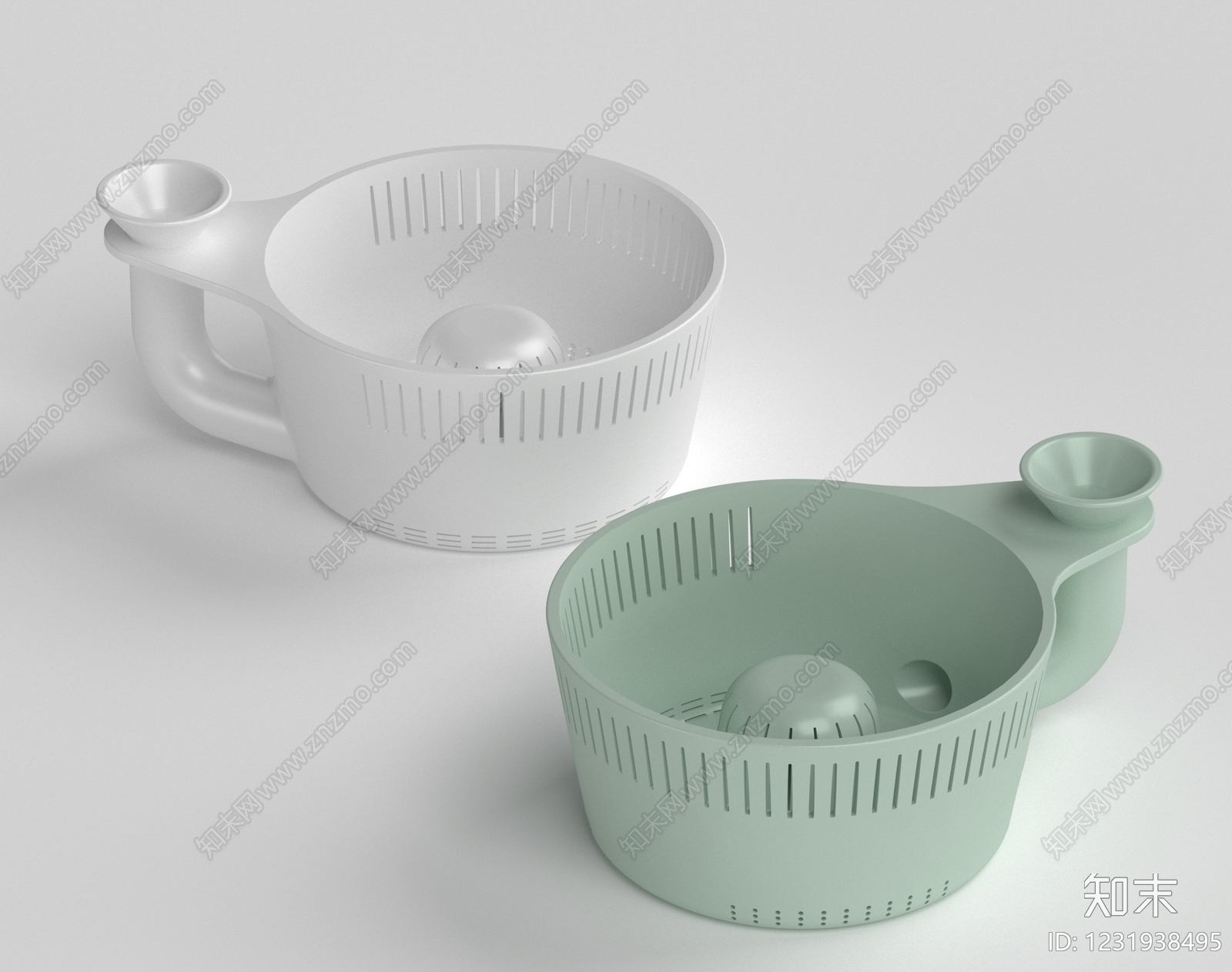 极简厨房用品3D模型下载【ID:1231938495】