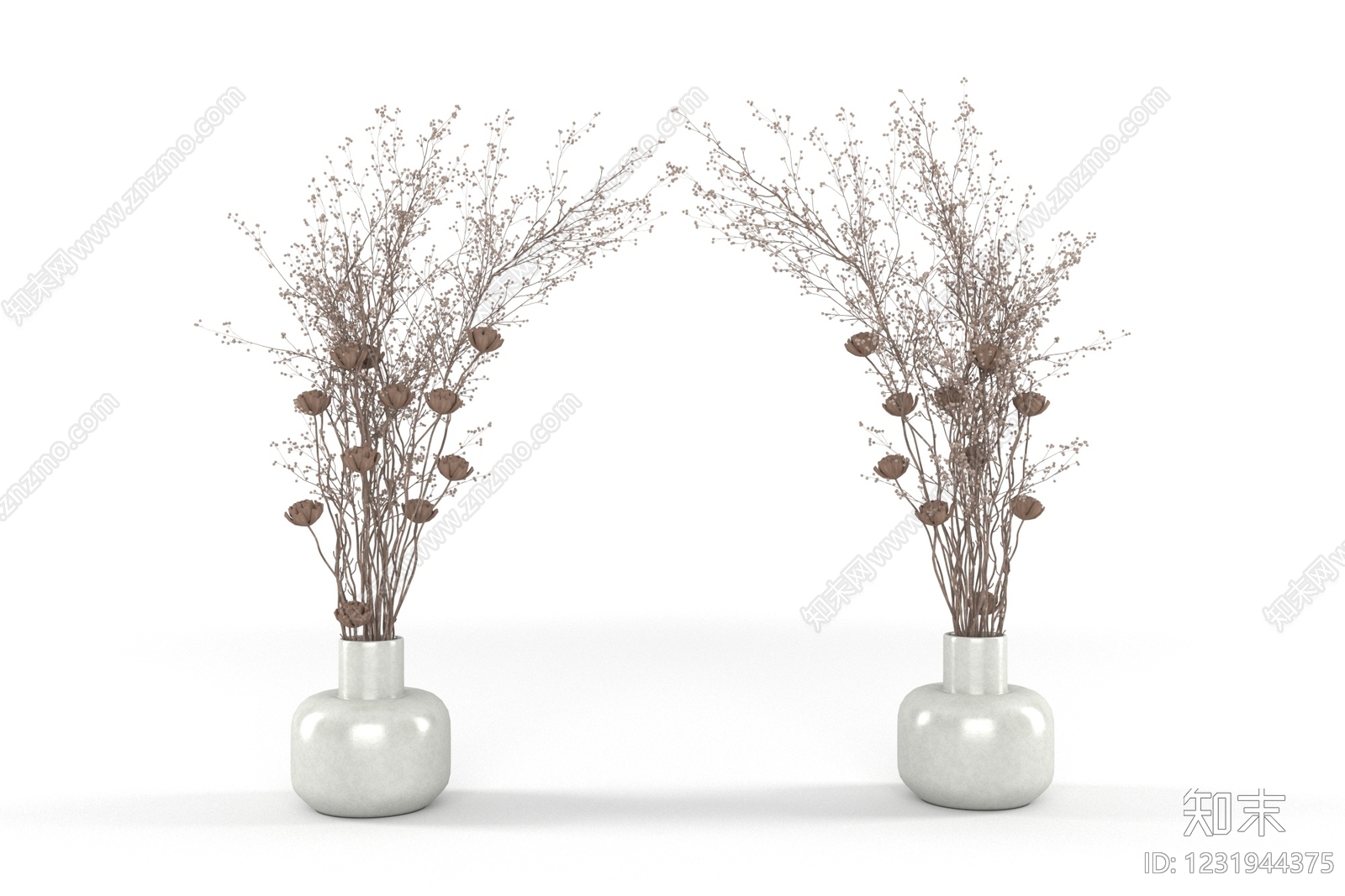 极简花艺3D模型下载【ID:1231944375】