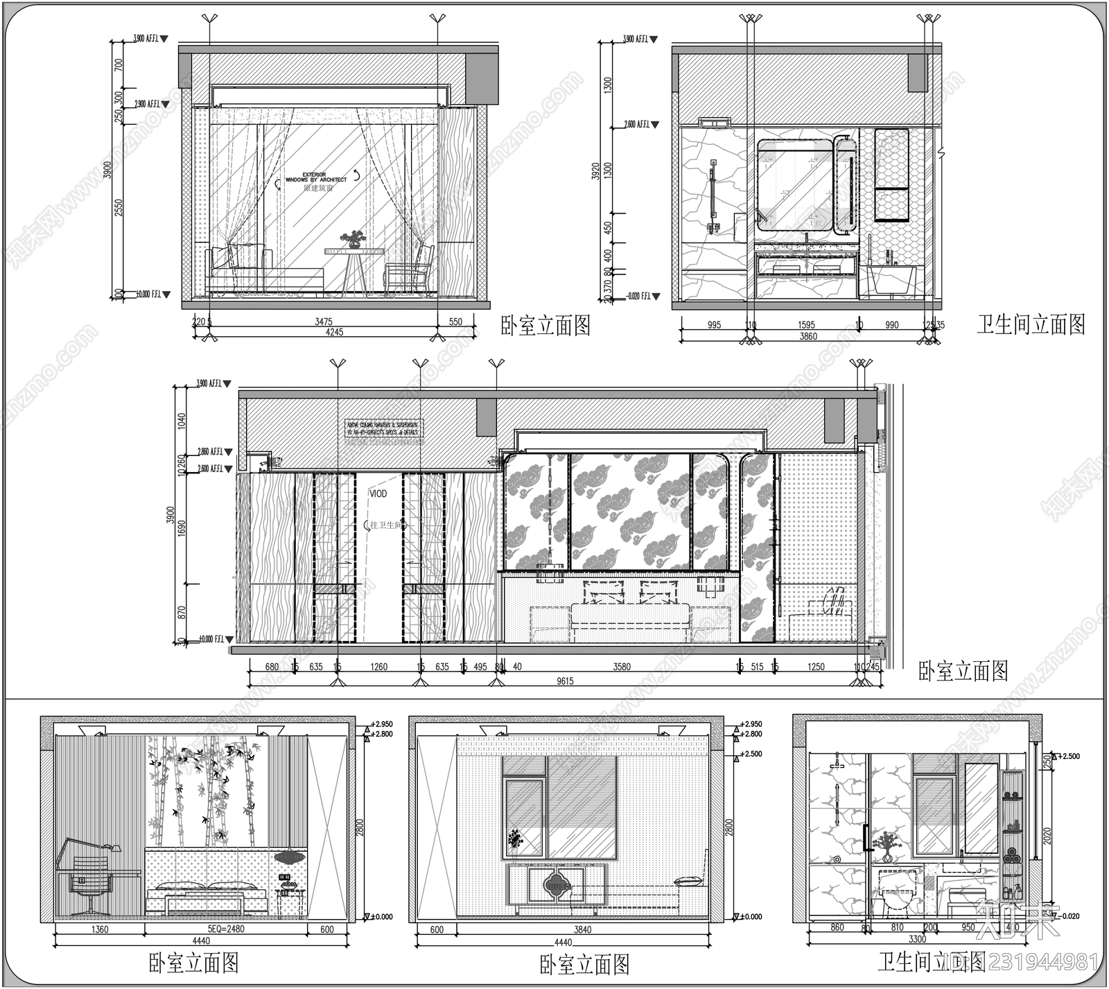 家装图库cad施工图下载【ID:1231944981】