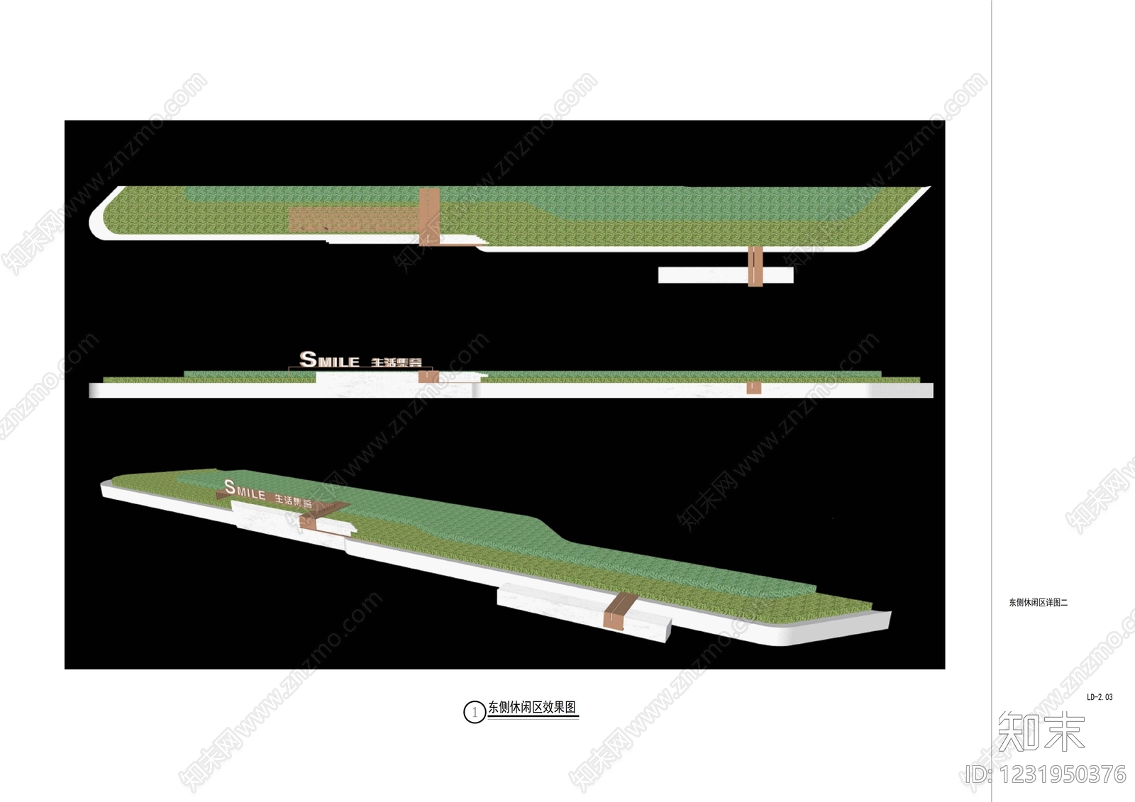 口袋公园cad施工图下载【ID:1231950376】