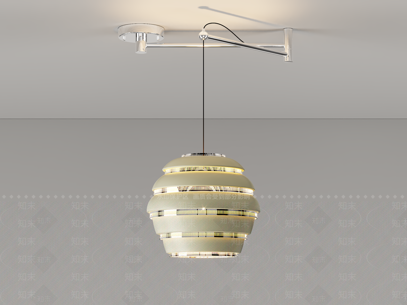 现代小吊灯3D模型下载【ID:1232015449】
