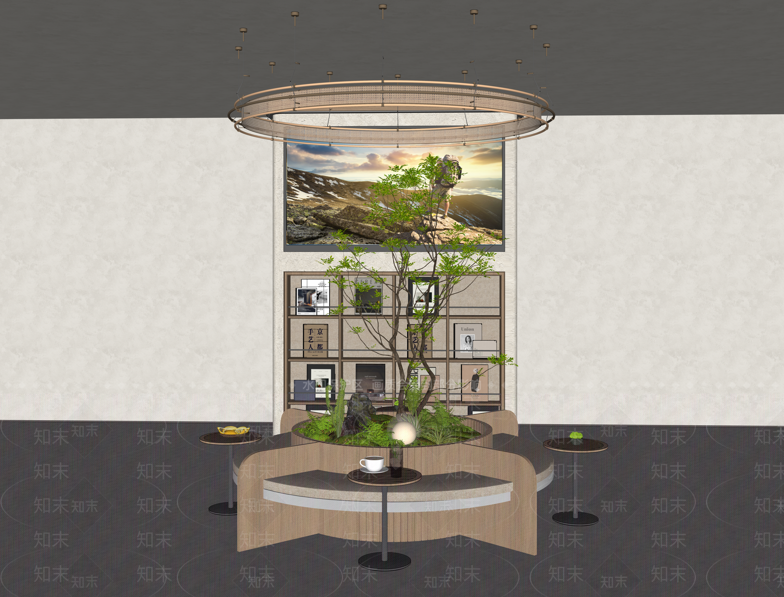 现代简约公共座椅SU模型下载【ID:1232026156】
