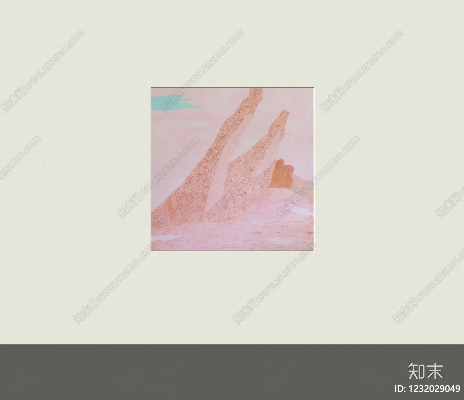 极简抽象画SU模型下载【ID:1232029049】