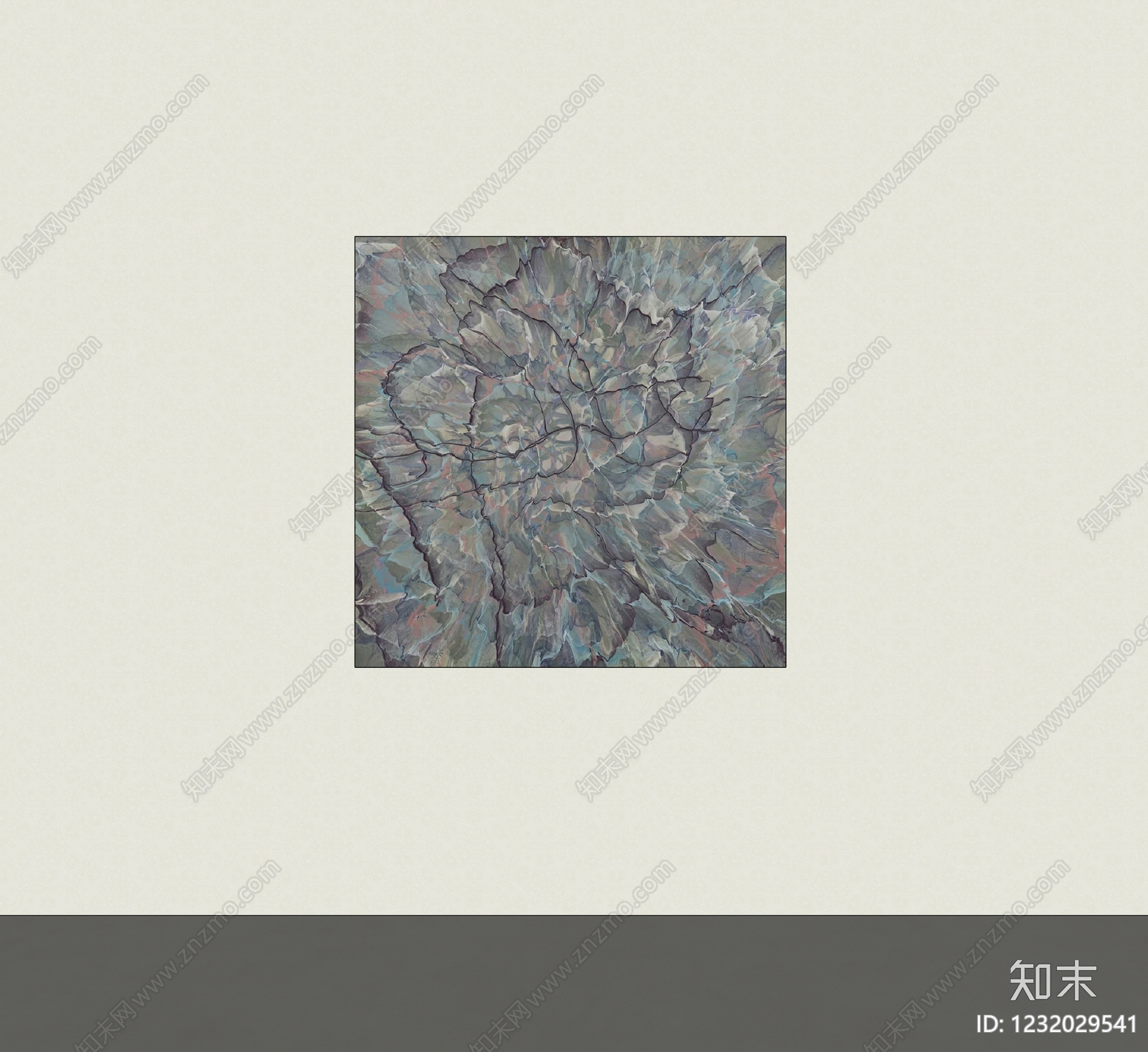 极简抽象画SU模型下载【ID:1232029541】