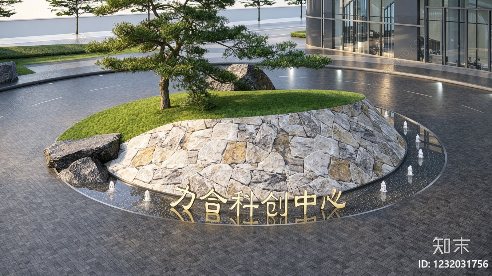 喷泉水景cad施工图下载【ID:1232031756】