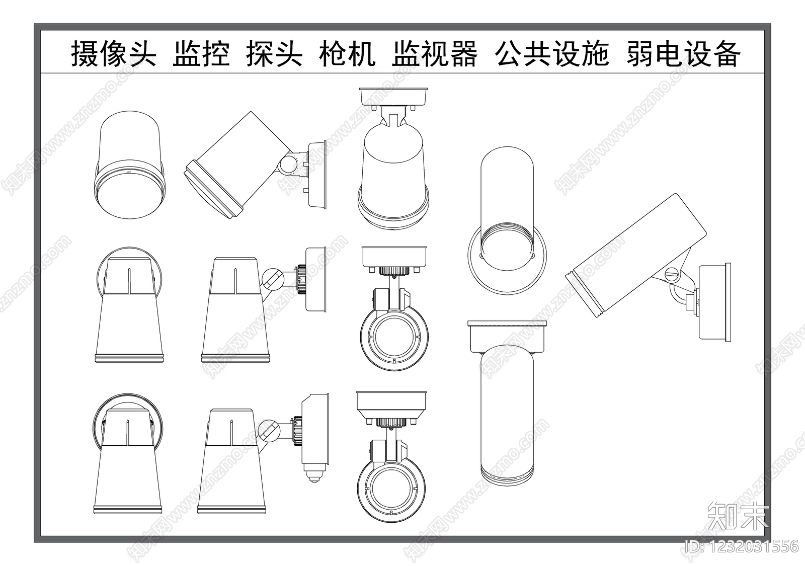综合器材设备图库CAD图纸
