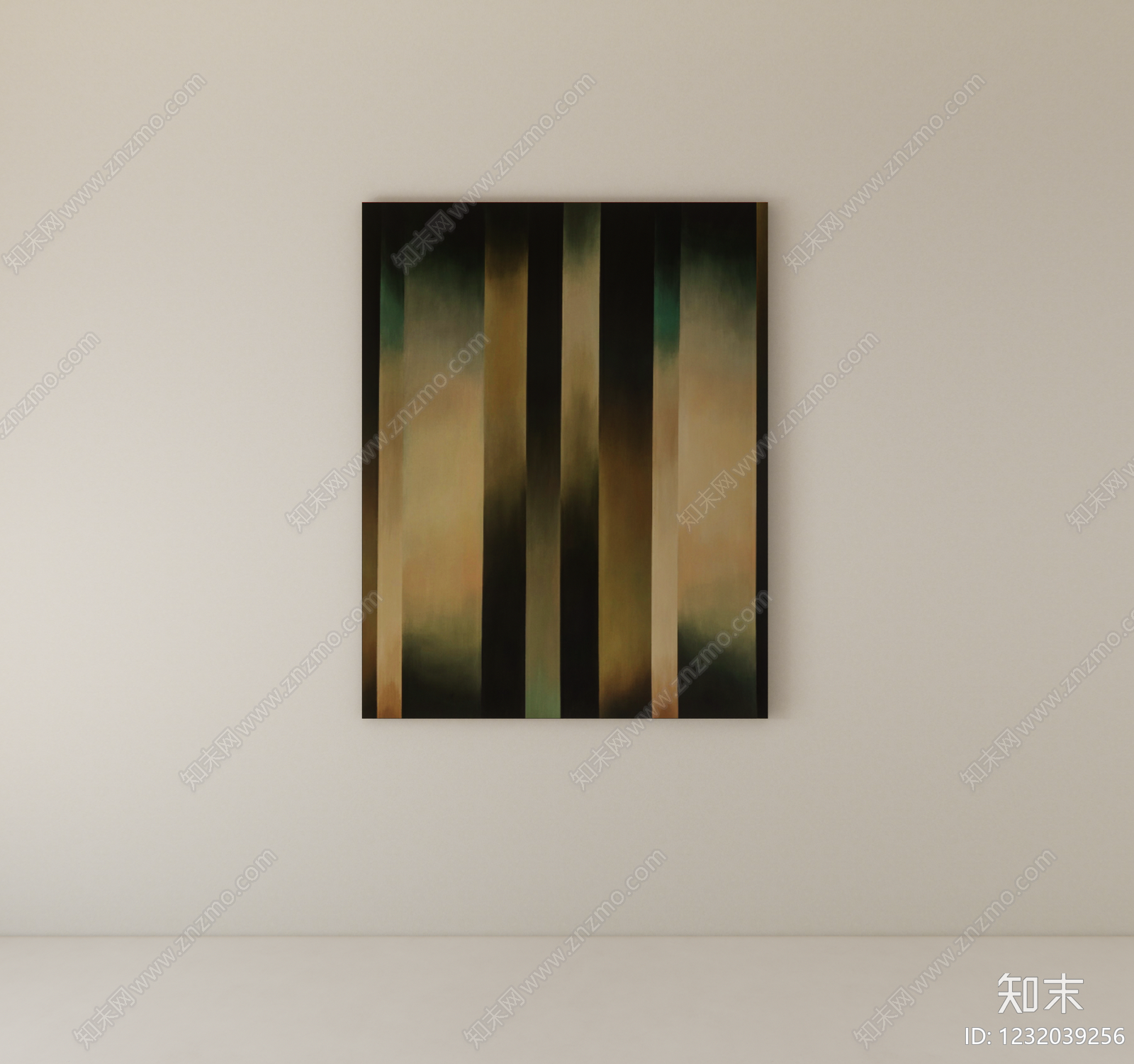 极简抽象画SU模型下载【ID:1232039256】