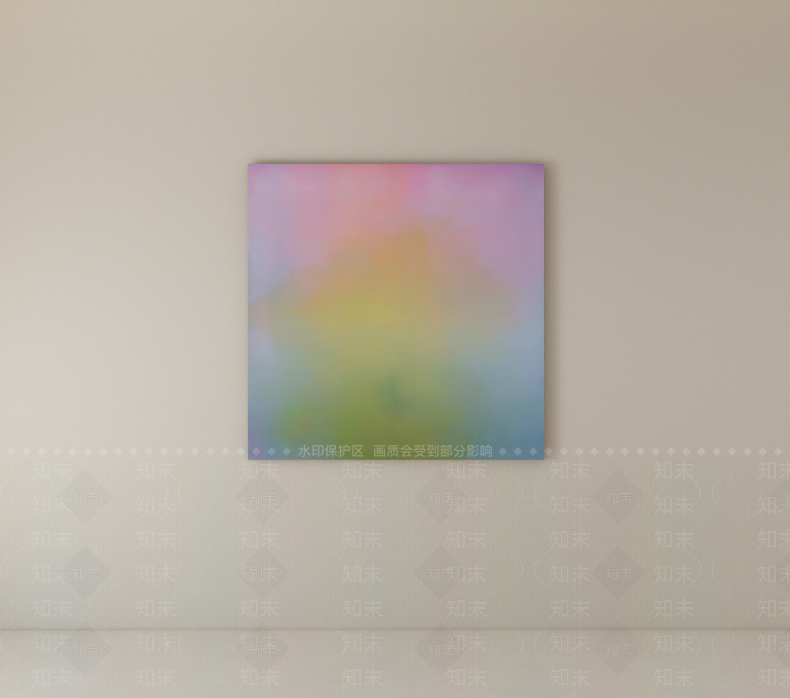 极简抽象画SU模型下载【ID:1232040826】