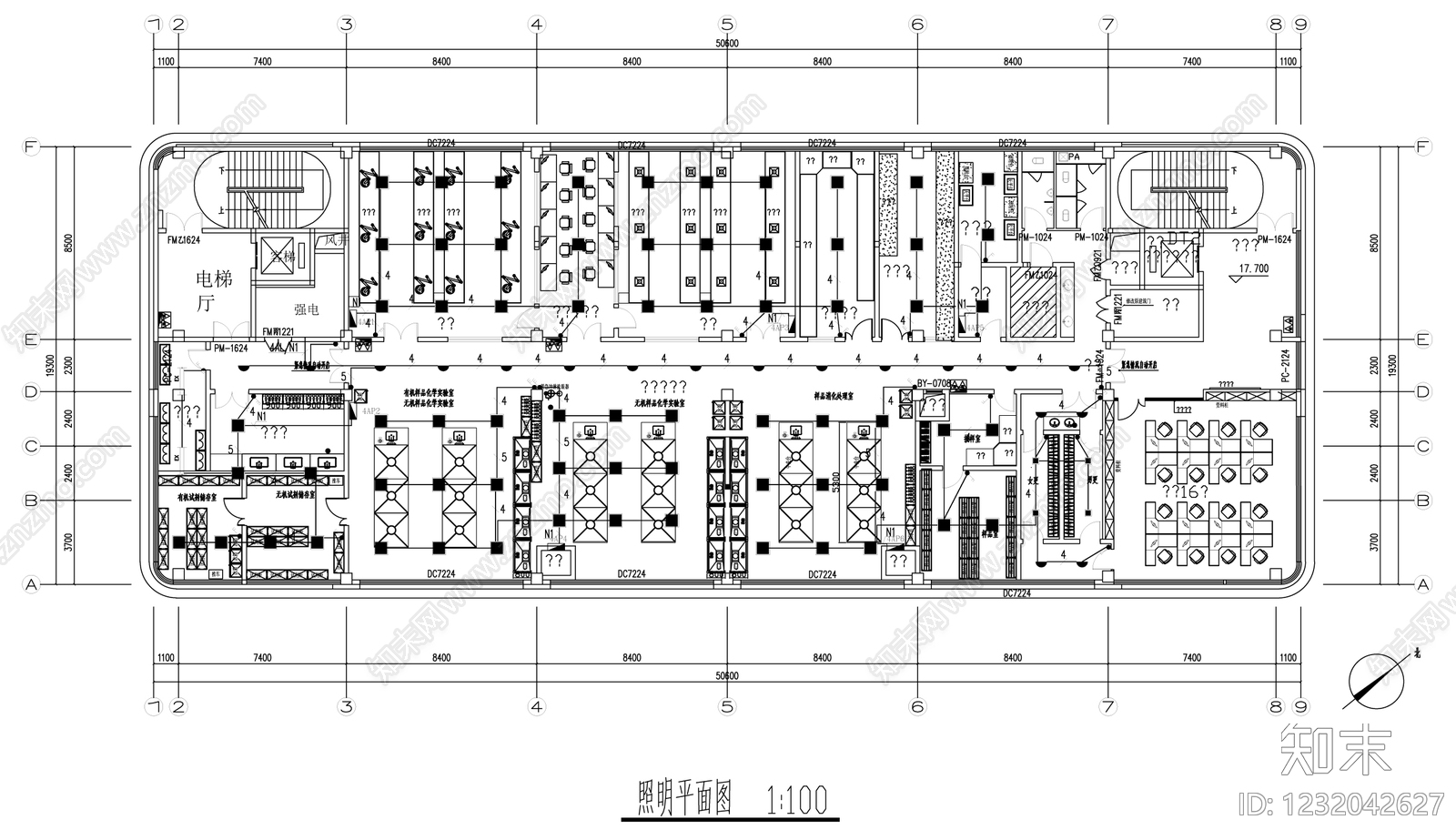 实验室cad施工图下载【ID:1232042627】