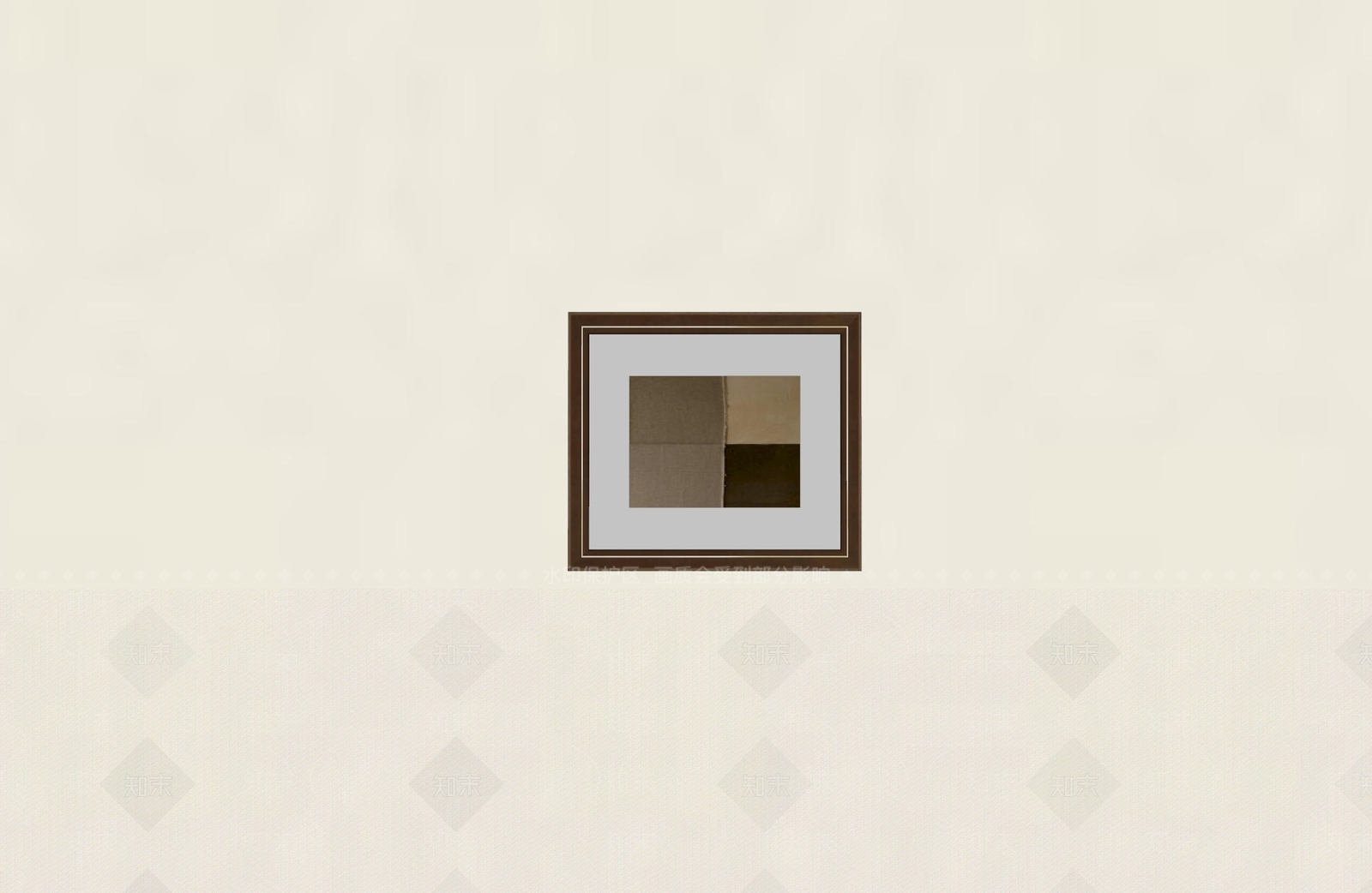 侘寂抽象画SU模型下载【ID:1232048139】