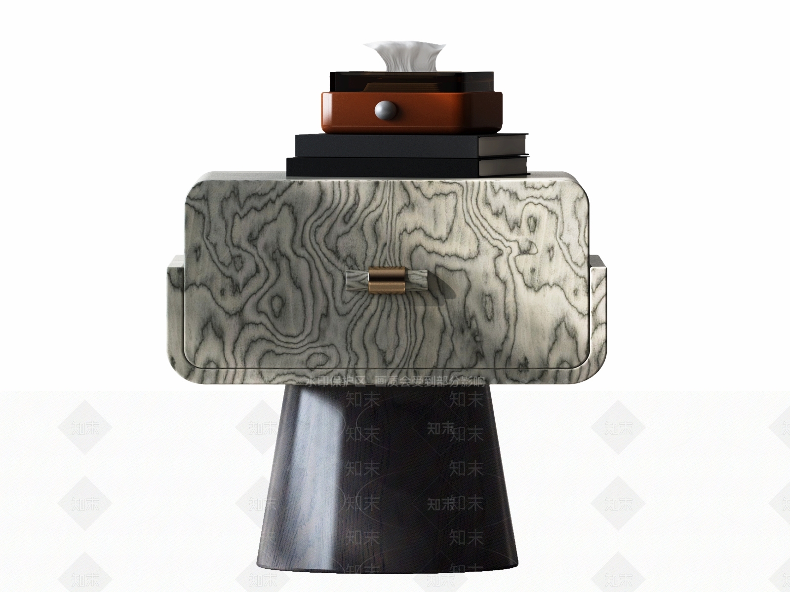 轻奢床头柜3D模型下载【ID:1232050859】
