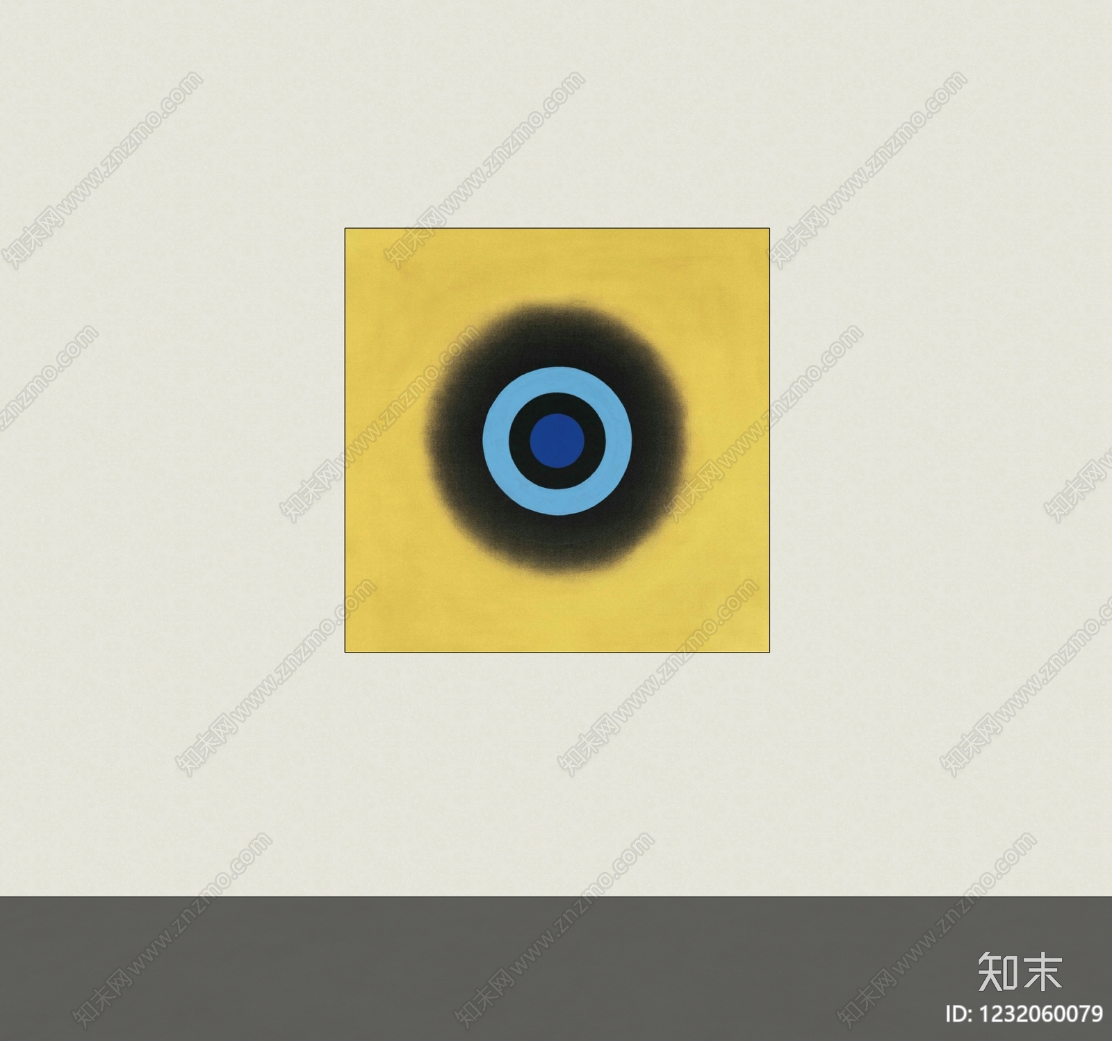 极简抽象画SU模型下载【ID:1232060079】