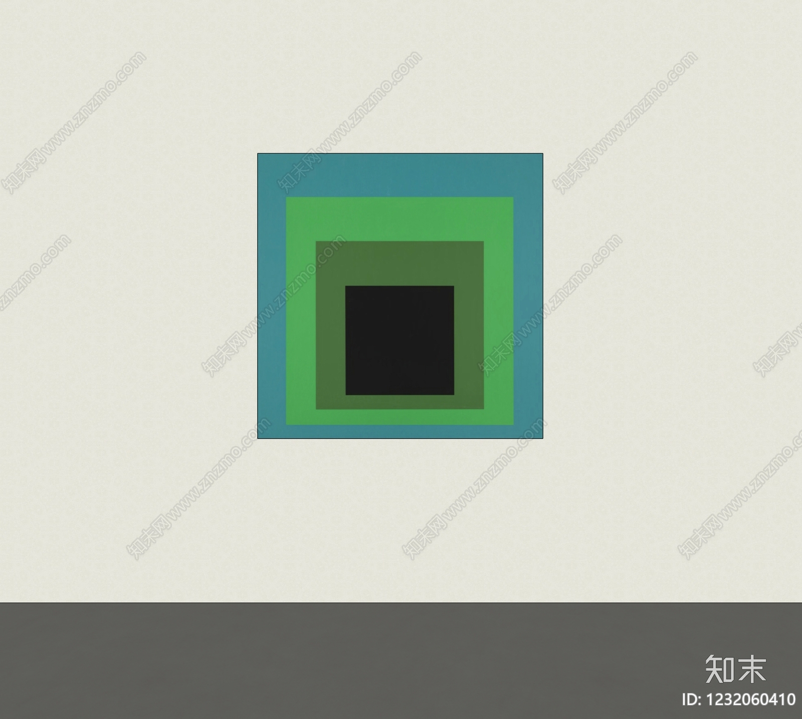 极简抽象画SU模型下载【ID:1232060410】