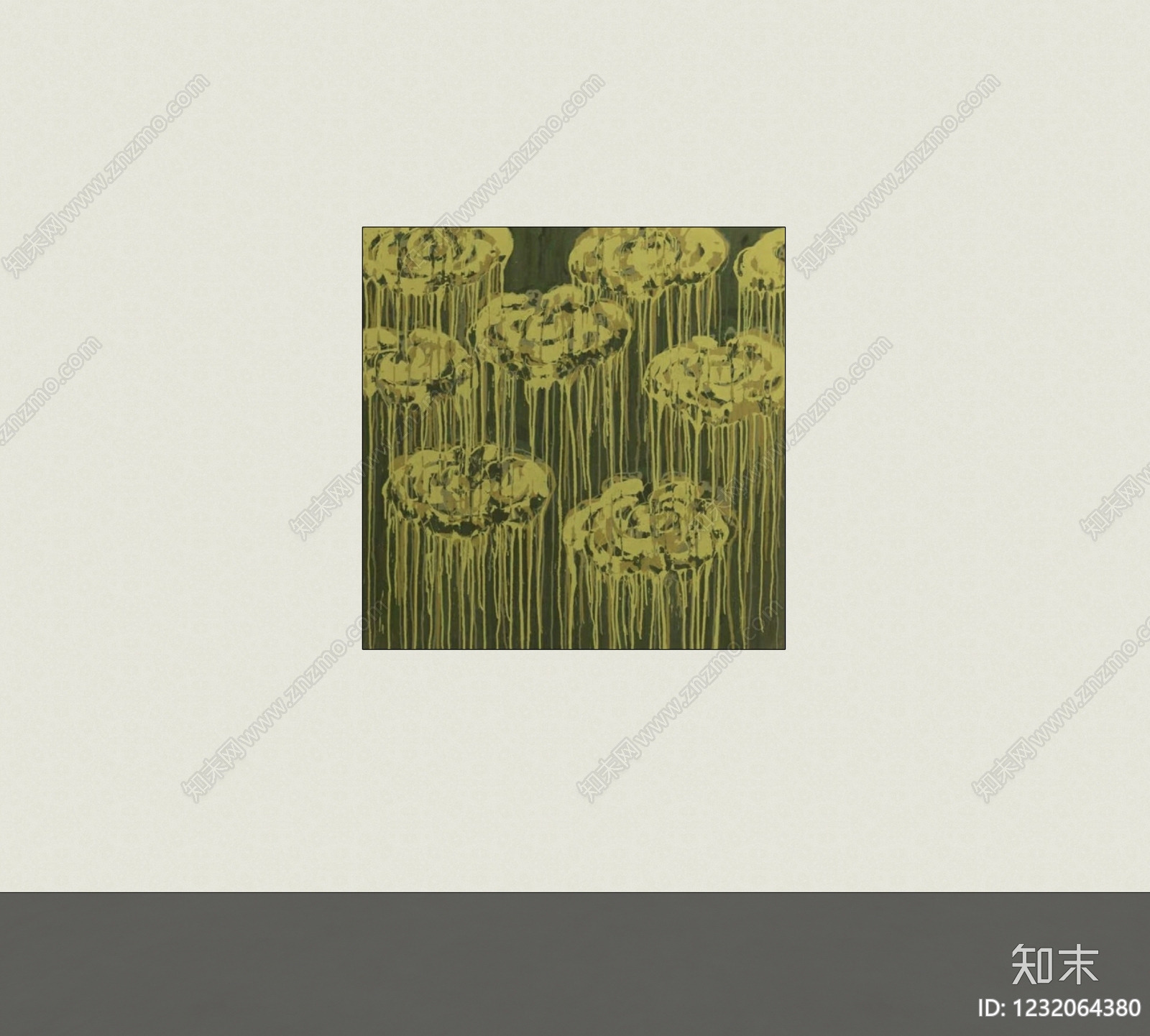极简抽象画SU模型下载【ID:1232064380】