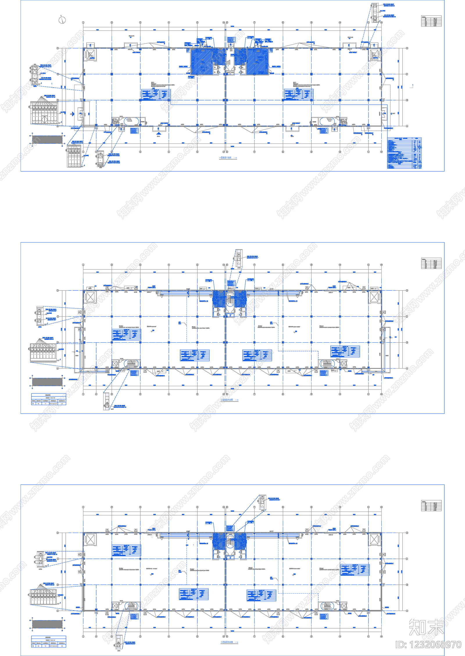 通风系统cad施工图下载【ID:1232068970】