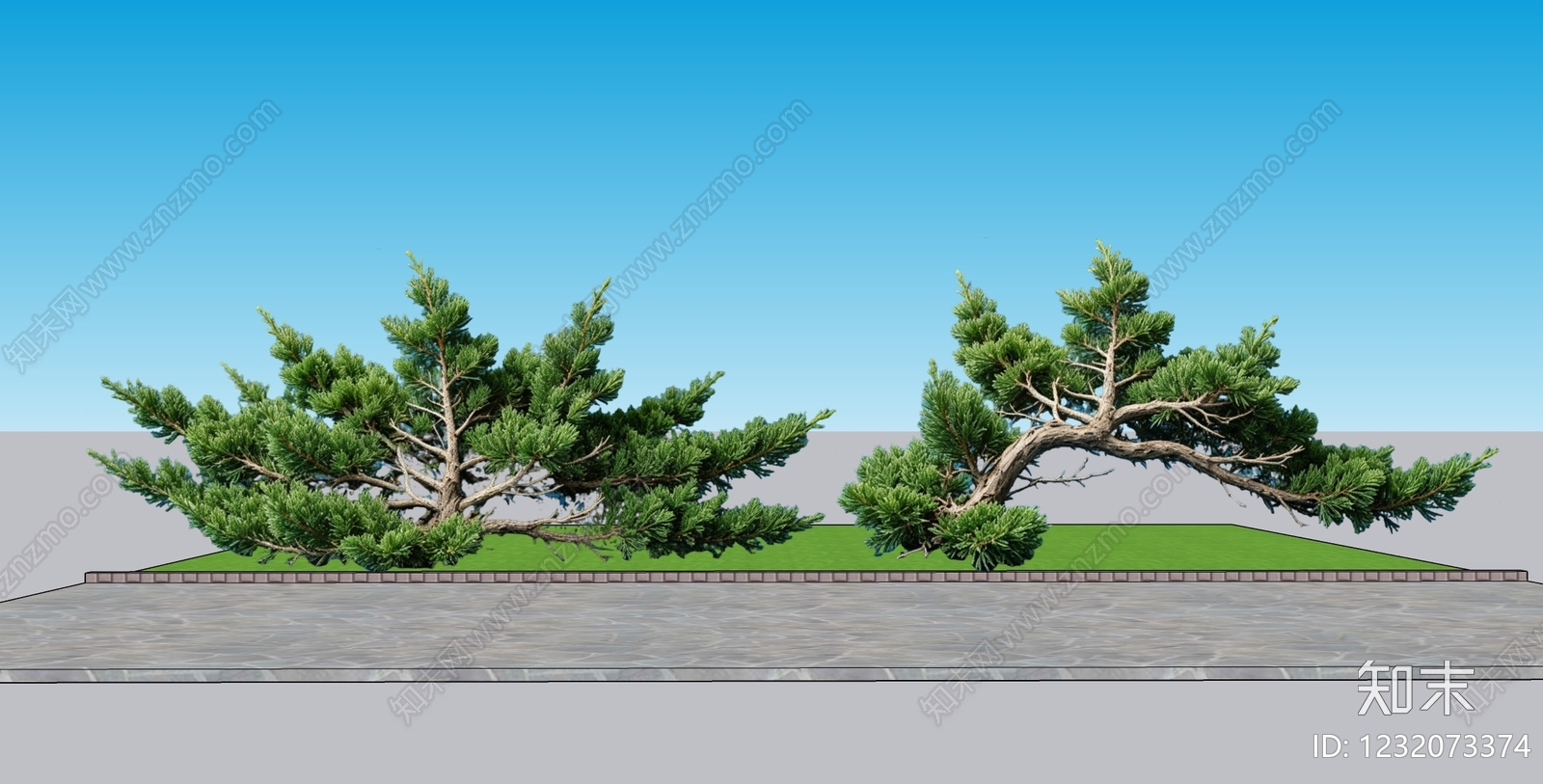 新中式景观灌木SU模型下载【ID:1232073374】
