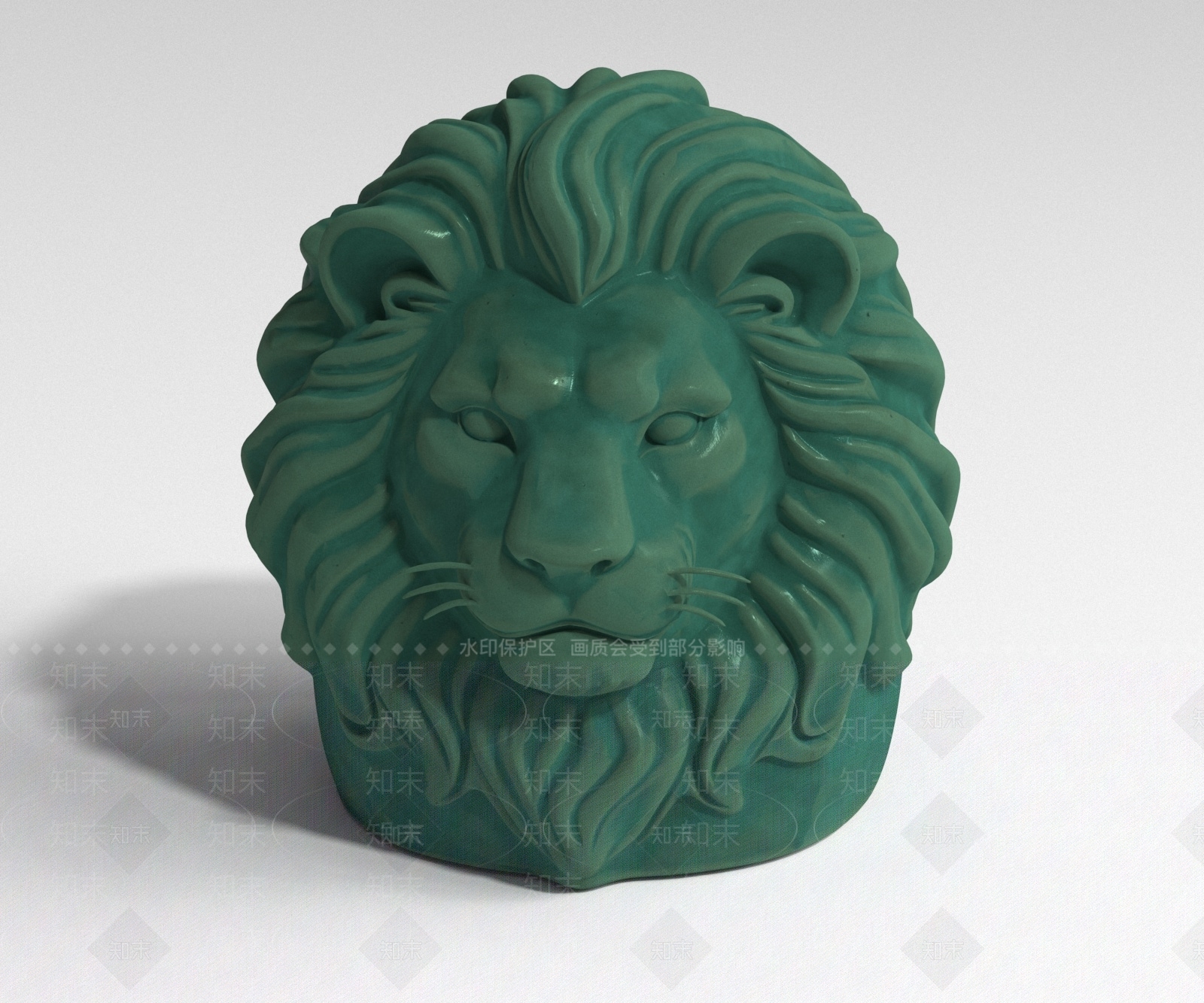 中式雕塑摆件3D模型下载【ID:1232074891】