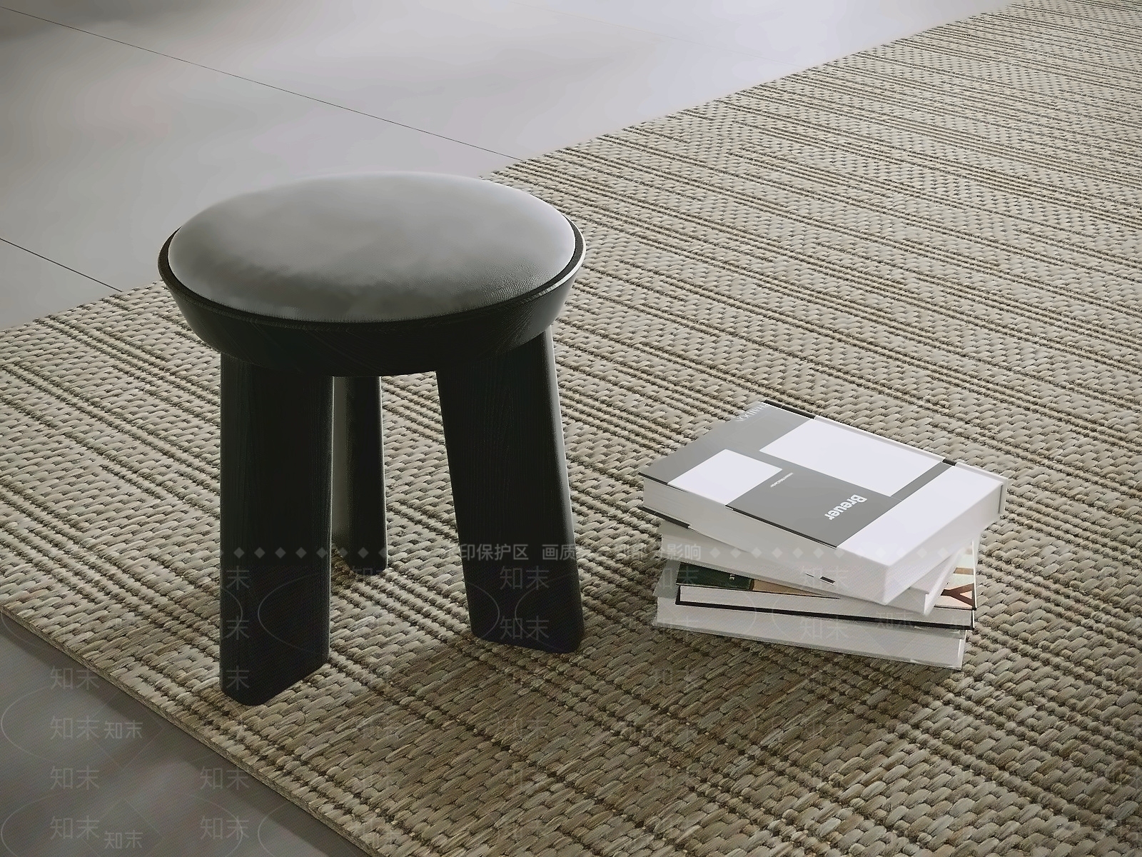 现代简约其他凳子SU模型下载【ID:1232077546】