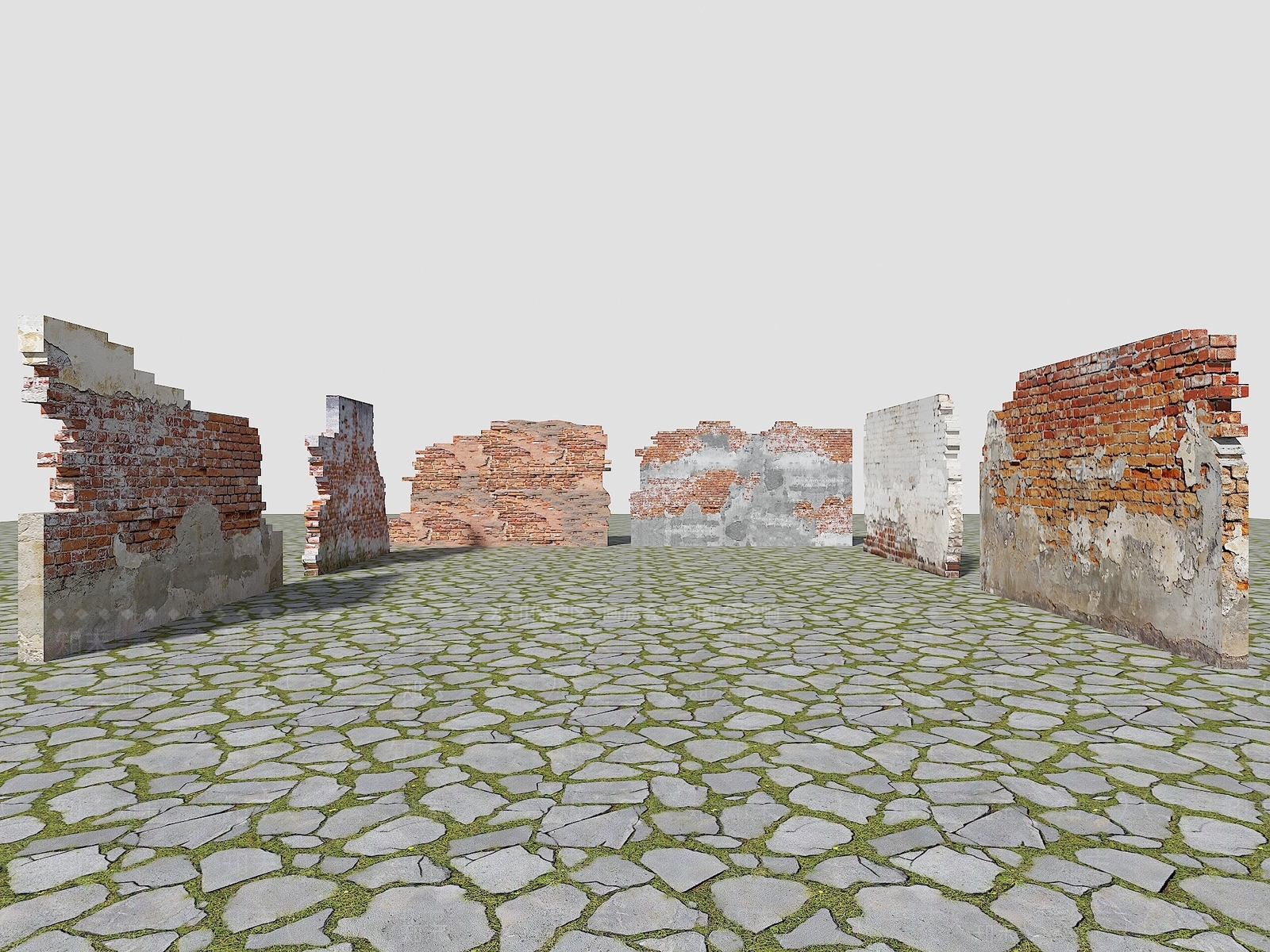 工业风地砖3D模型下载【ID:1232078963】