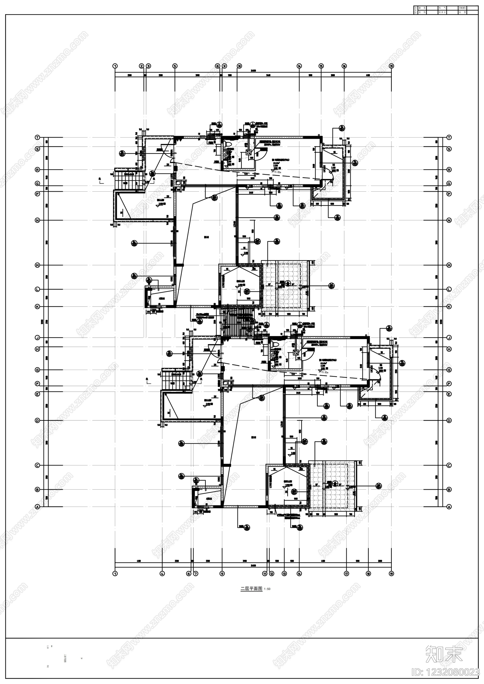 其他商业建筑cad施工图下载【ID:1232080023】