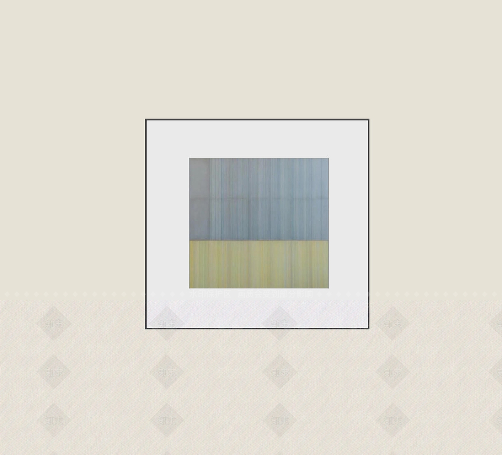 极简抽象画SU模型下载【ID:1232082410】