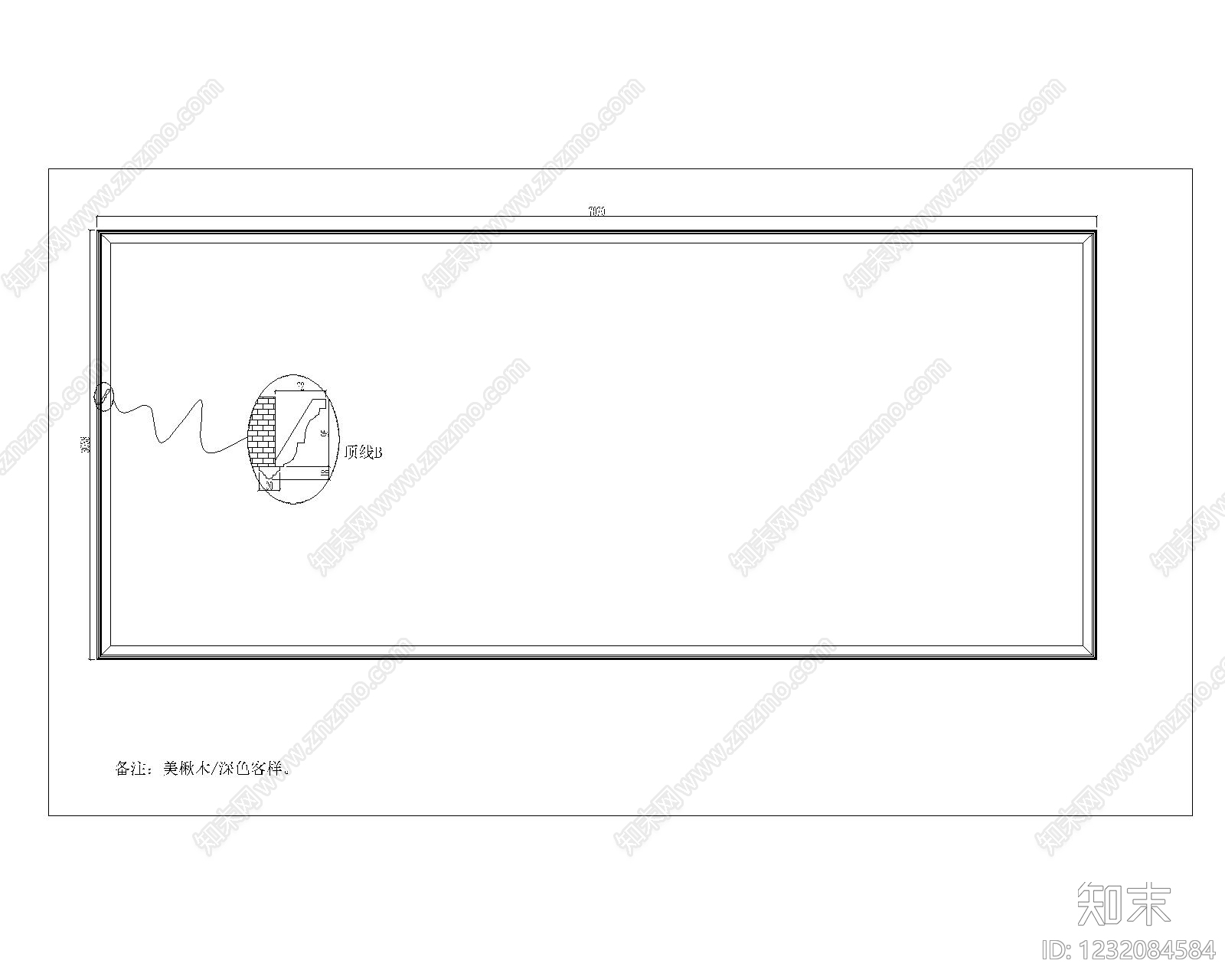 吊顶节点cad施工图下载【ID:1232084584】
