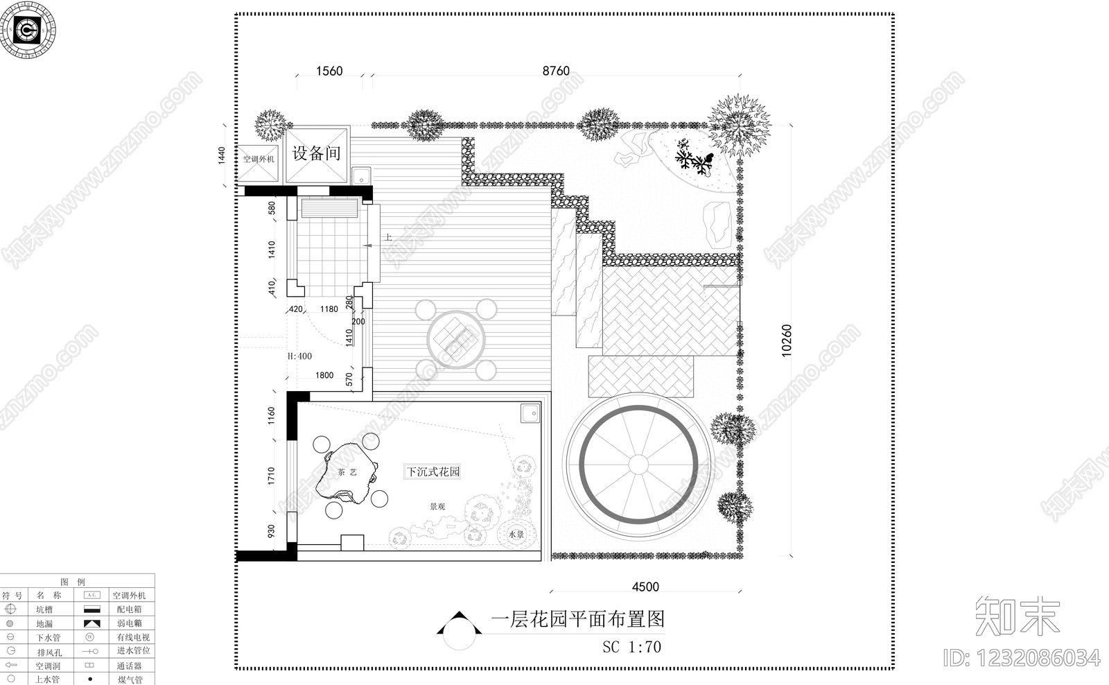 别墅cad施工图下载【ID:1232086034】
