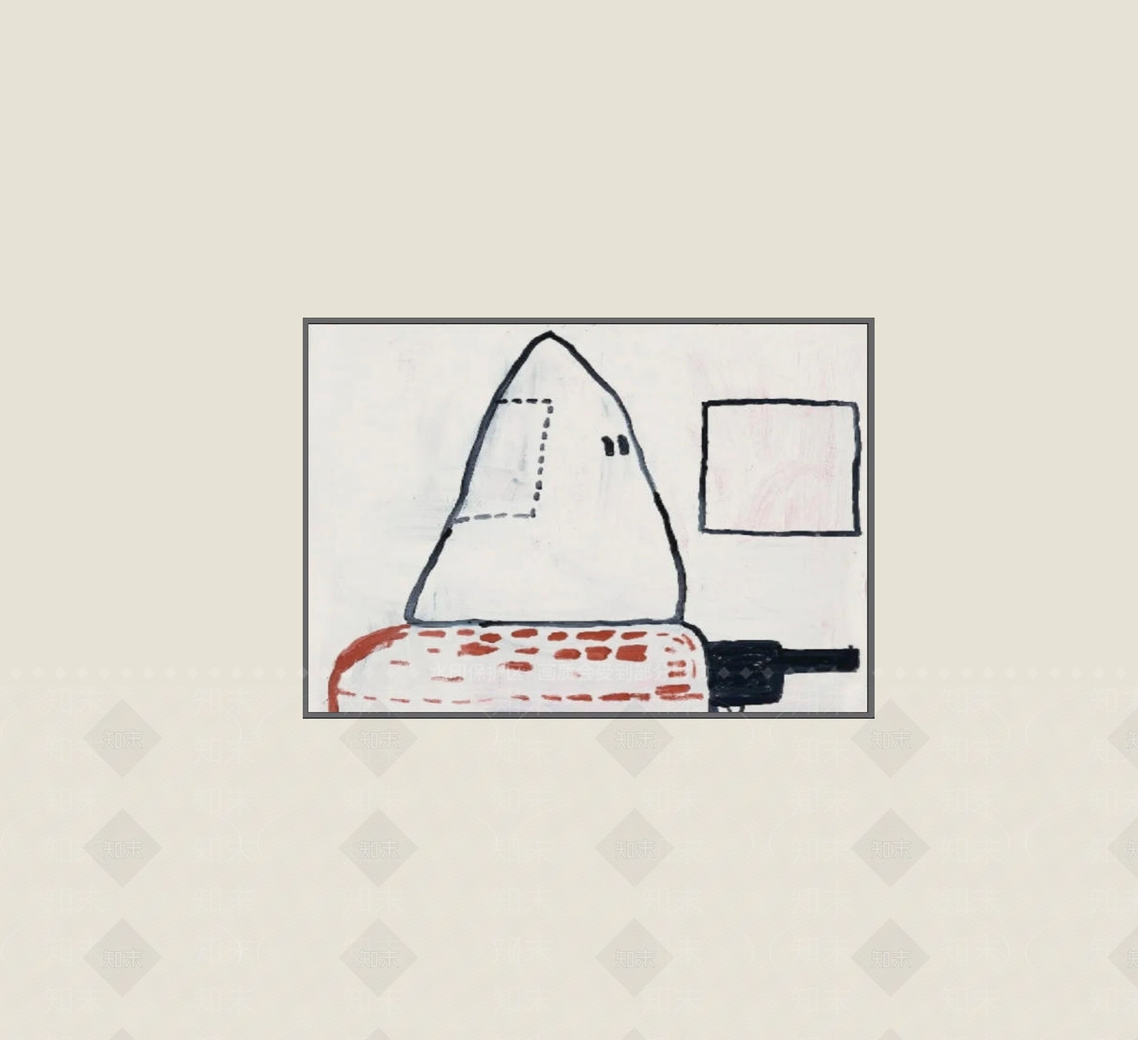极简抽象画SU模型下载【ID:1232089516】