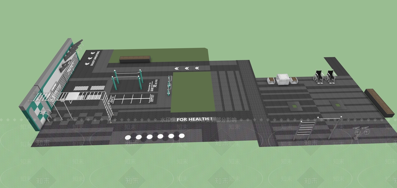 运动空间SU模型下载【ID:1232092810】