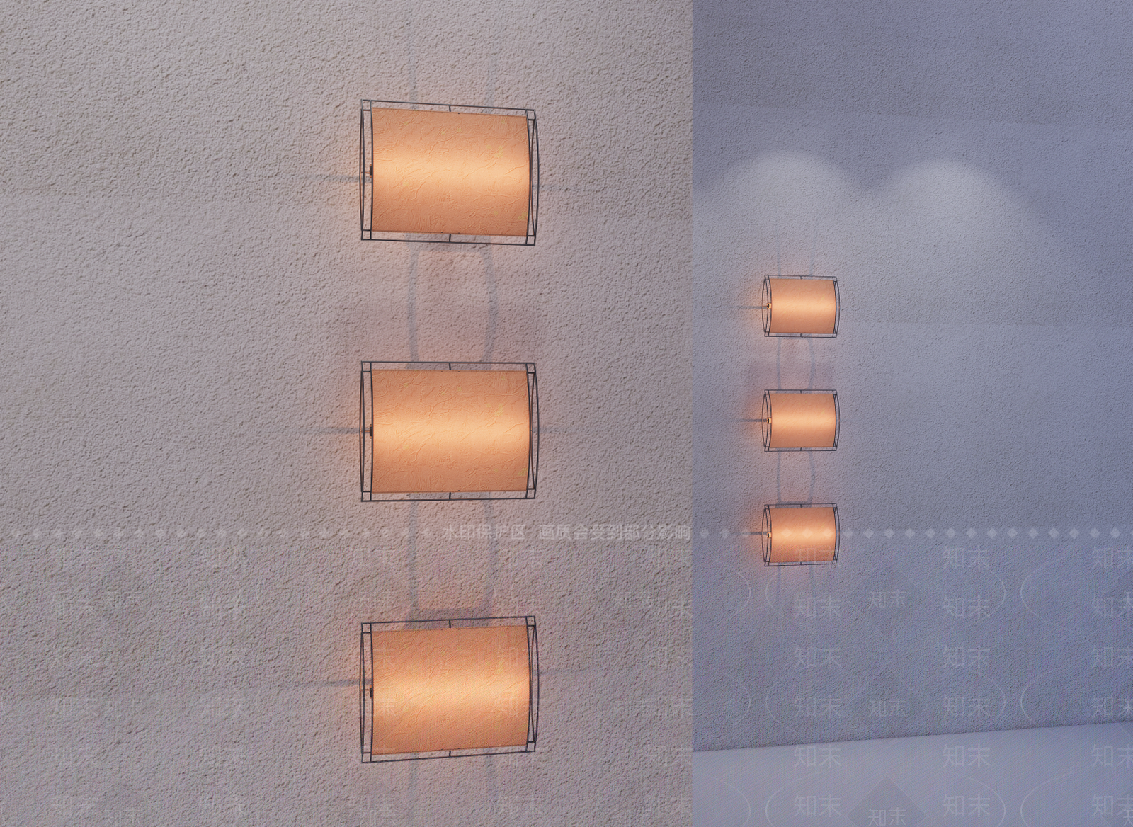 现代简约壁灯3D模型精品下载_3dmax模型_知末网