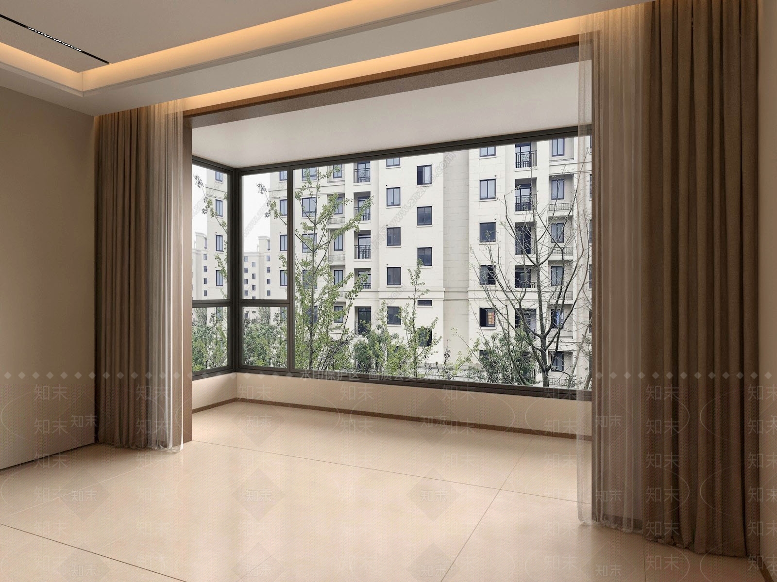 现代简约阳光房3D模型下载【ID:1232100937】