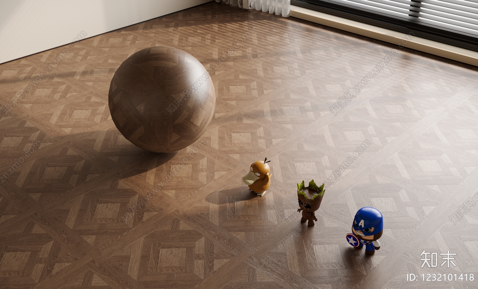 现代地板3D模型下载【ID:1232101418】