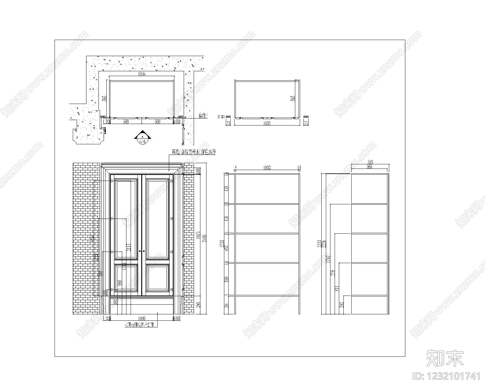 其他商业空间cad施工图下载【ID:1232101741】