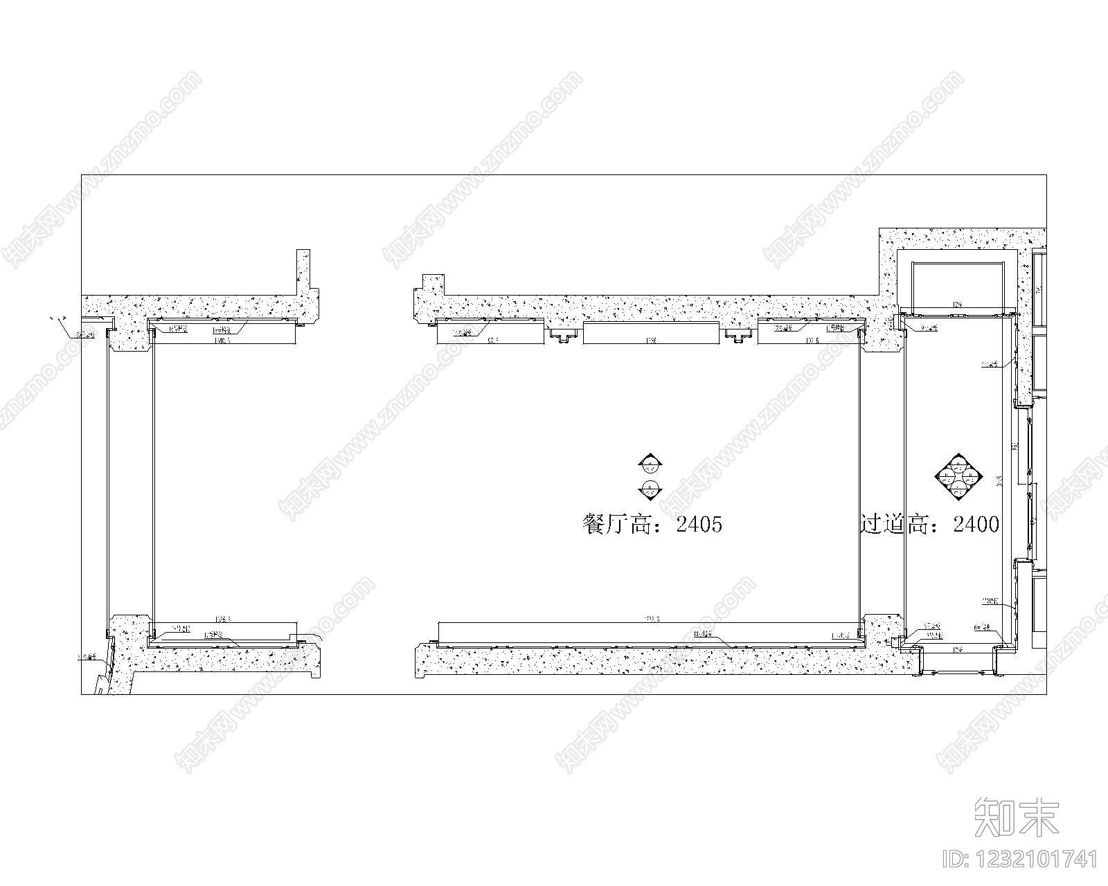 其他商业空间cad施工图下载【ID:1232101741】