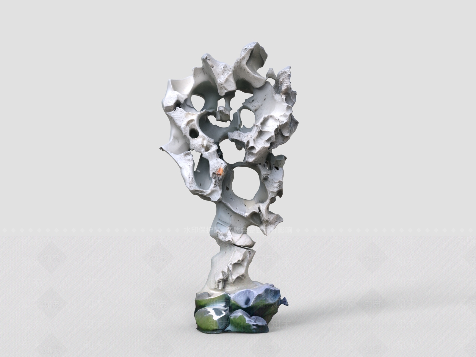 中式雕塑摆件3D模型下载【ID:1232103795】