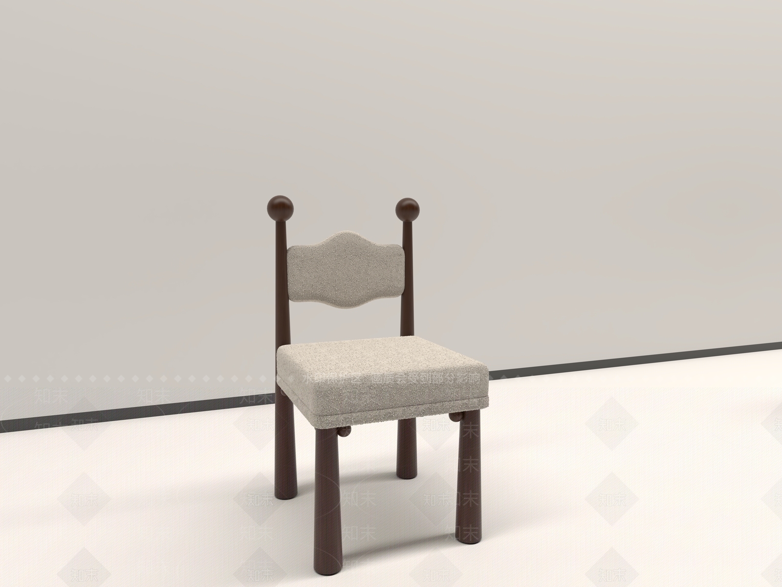 餐椅3D模型下载【ID:1232106982】