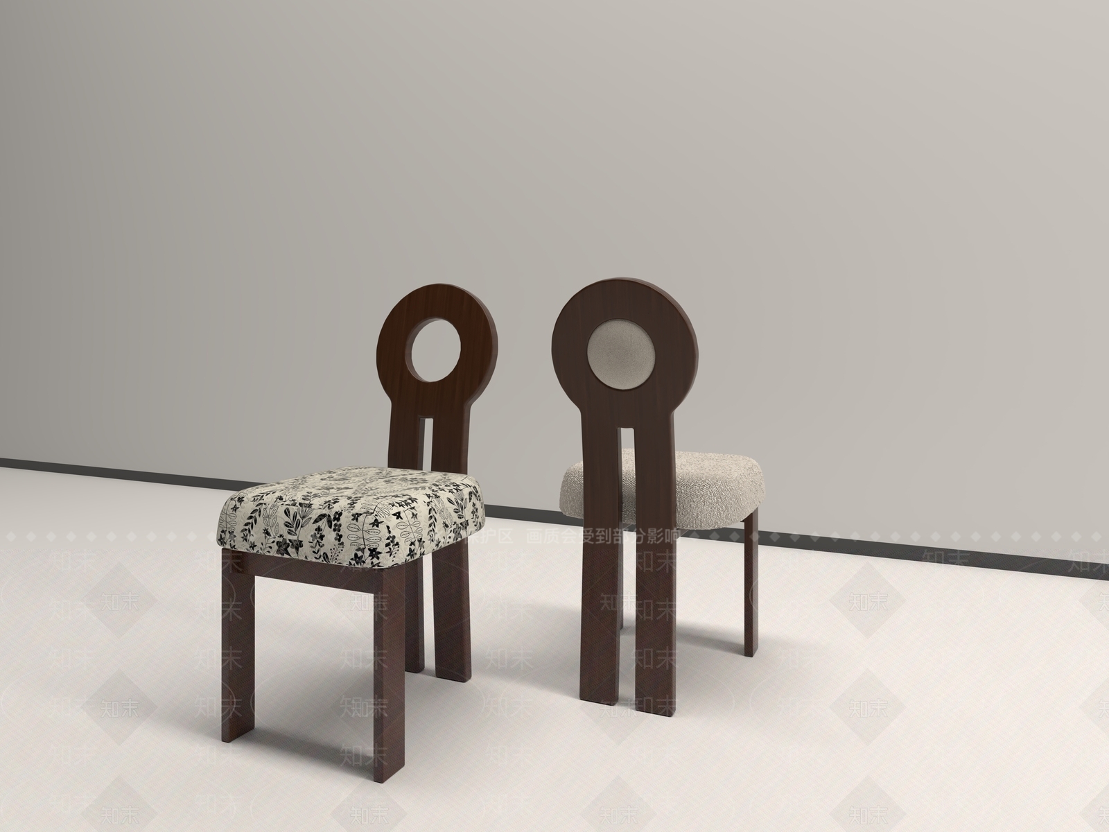 餐椅3D模型下载【ID:1232106982】
