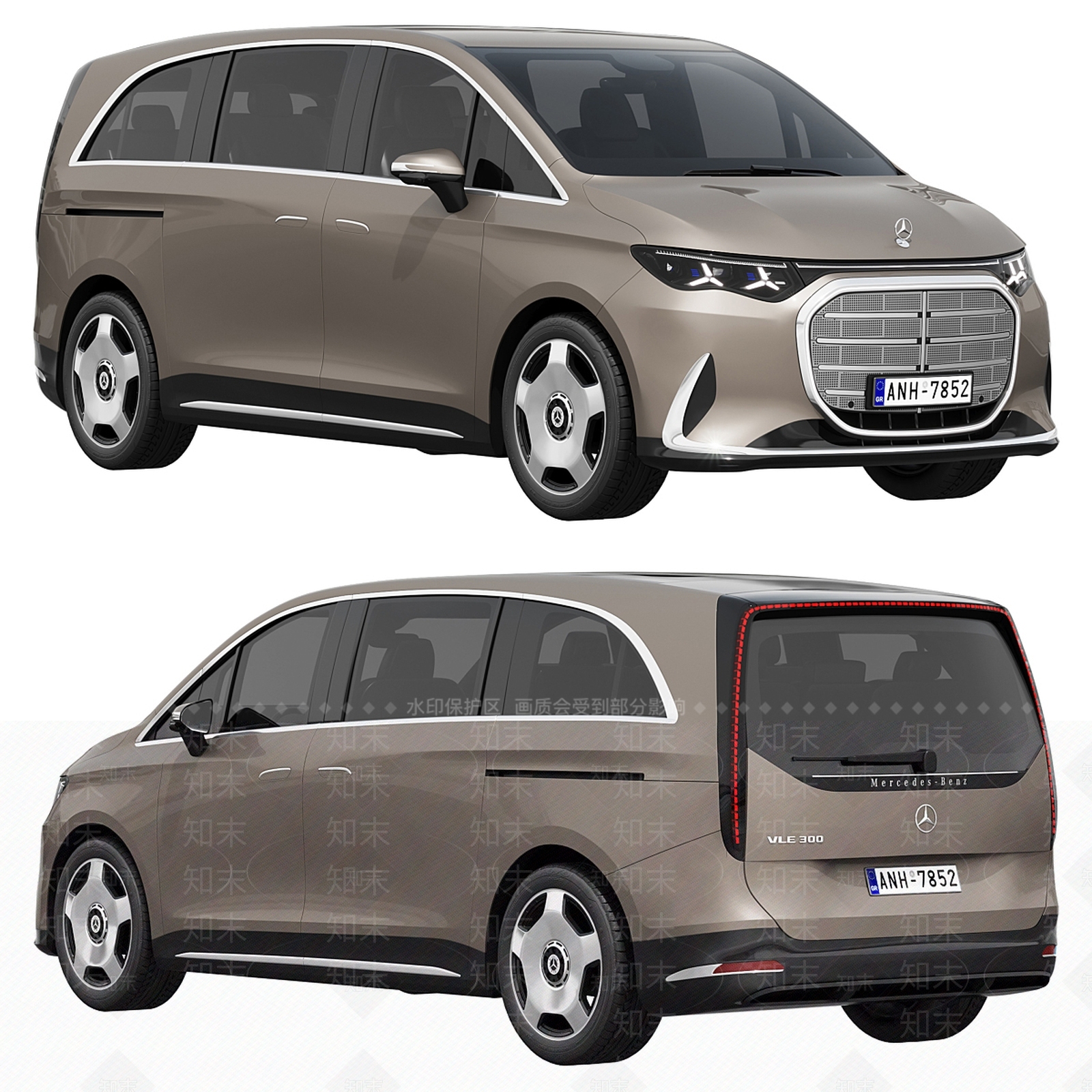 汽车3D模型渲染效果图